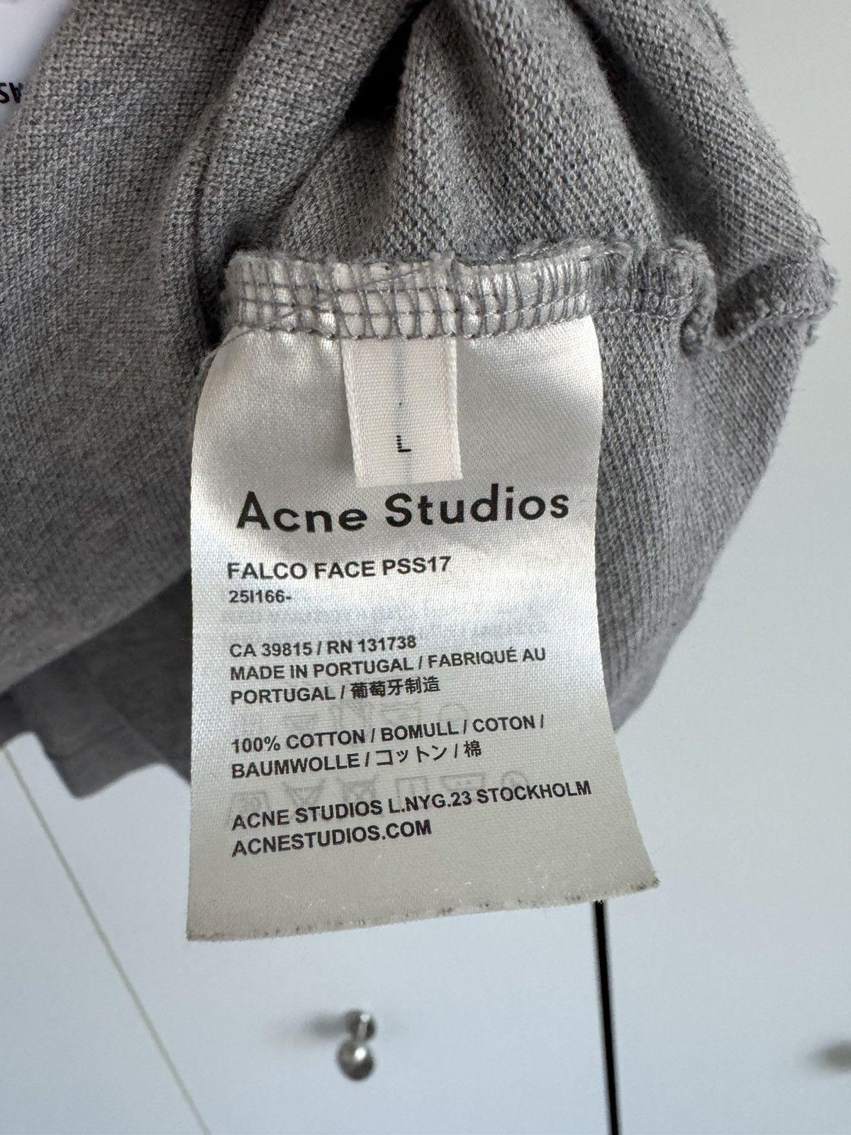 Acne Studios Falco Face Logo Polo Shirt Size US L / EU 52-54 / 3 - 4 Thumbnail