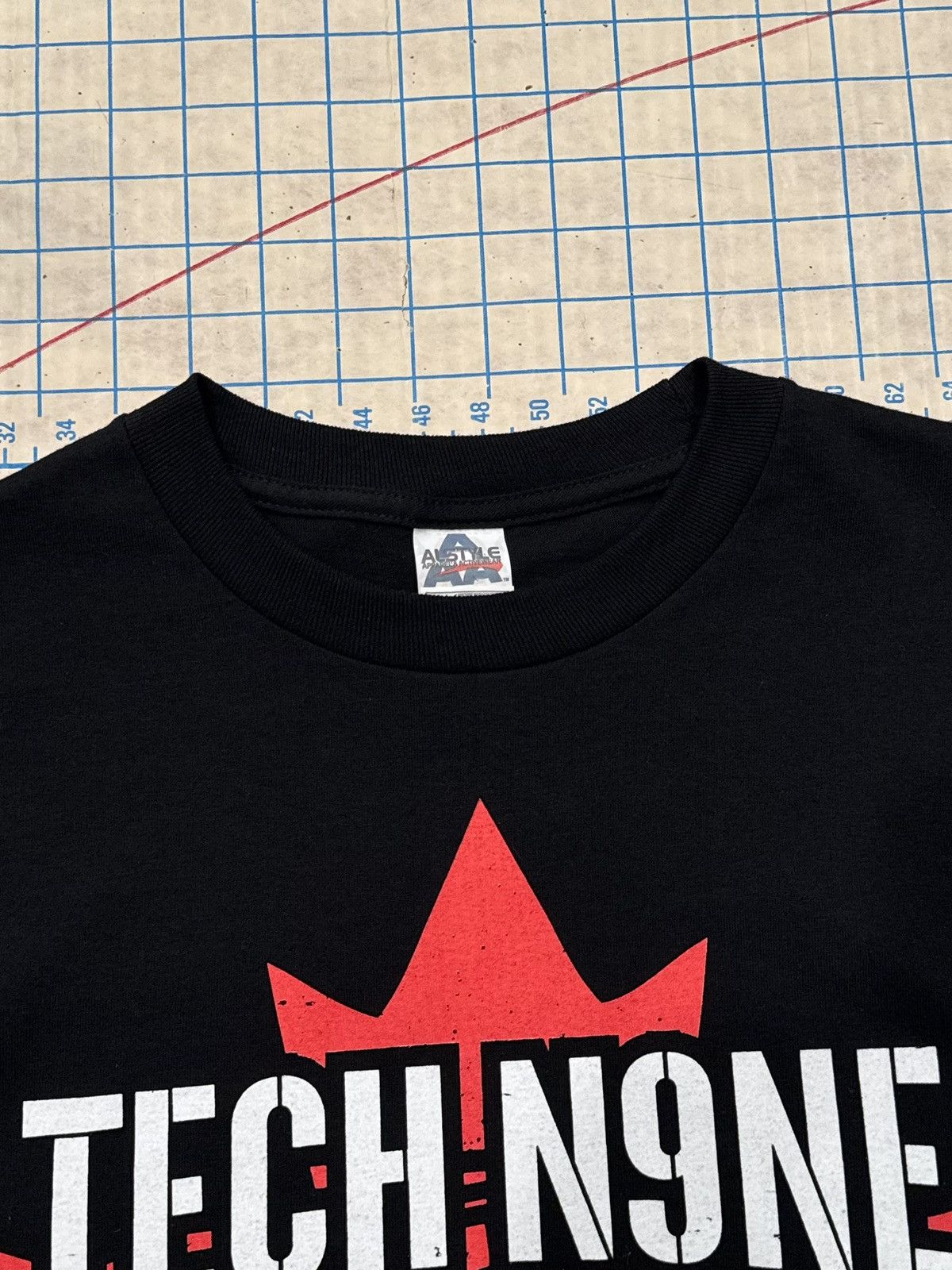 Rap Tees Tech N9ne Live in Canada Tech Nine Tour Tee Black Medium Size US M / EU 48-50 / 2 - 4 Thumbnail