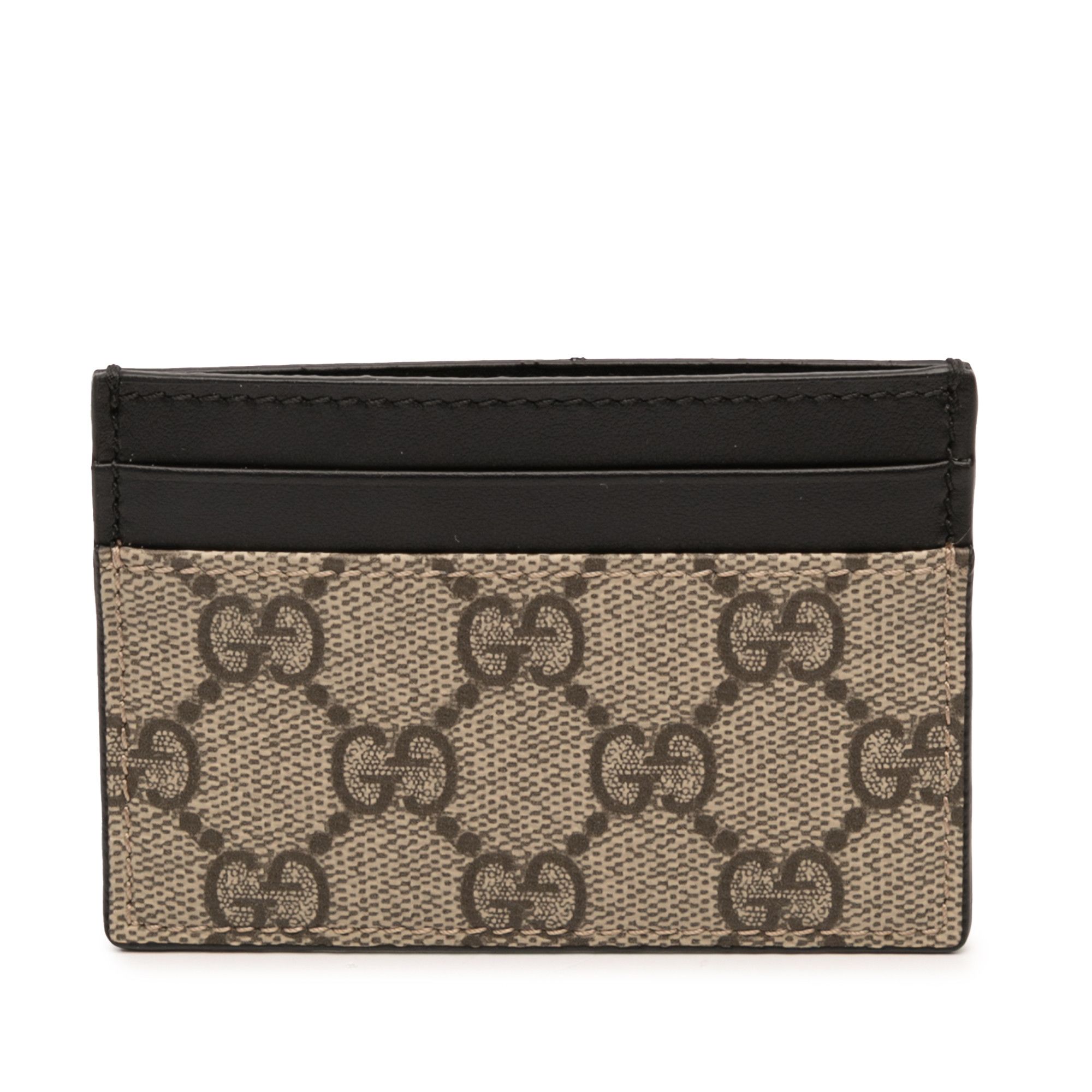 Gucci Gucci GG Supreme Card Holder Size ONE SIZE - 1 Thumbnail