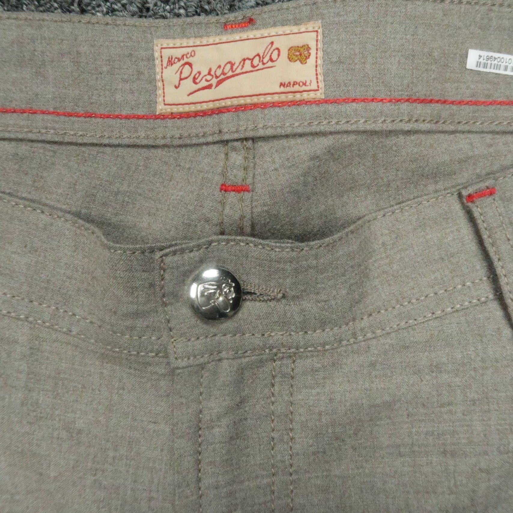 Vintage Marco Pescarolo Pants Men 40 Brown 5 Pocket Nerano M18 Cashmere Trouser 40x30 Size US 40 / EU 56 - 4 Thumbnail