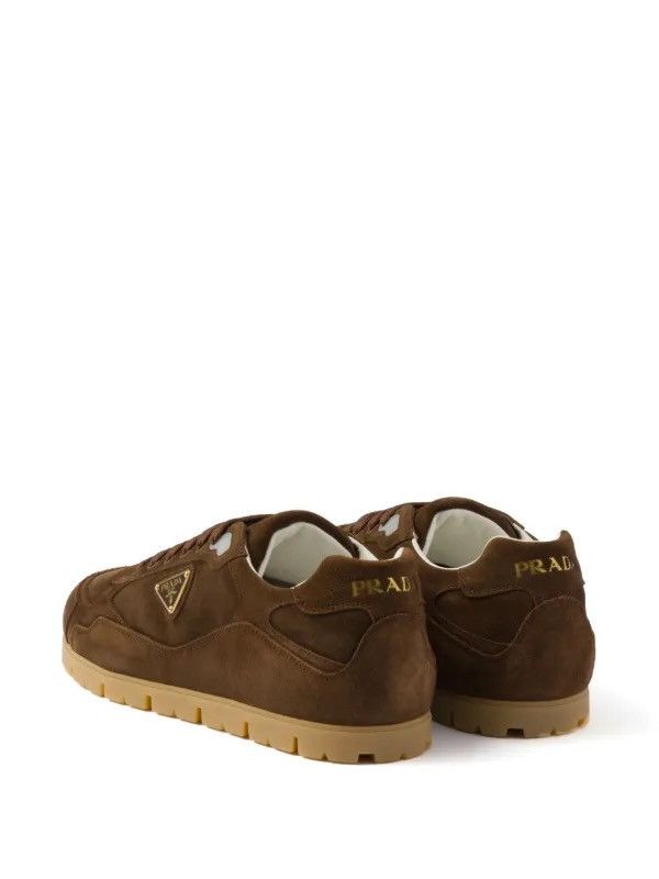 Prada Prada Suede Sneakers in Brown Size US 12 / EU 45 - 2 Thumbnail