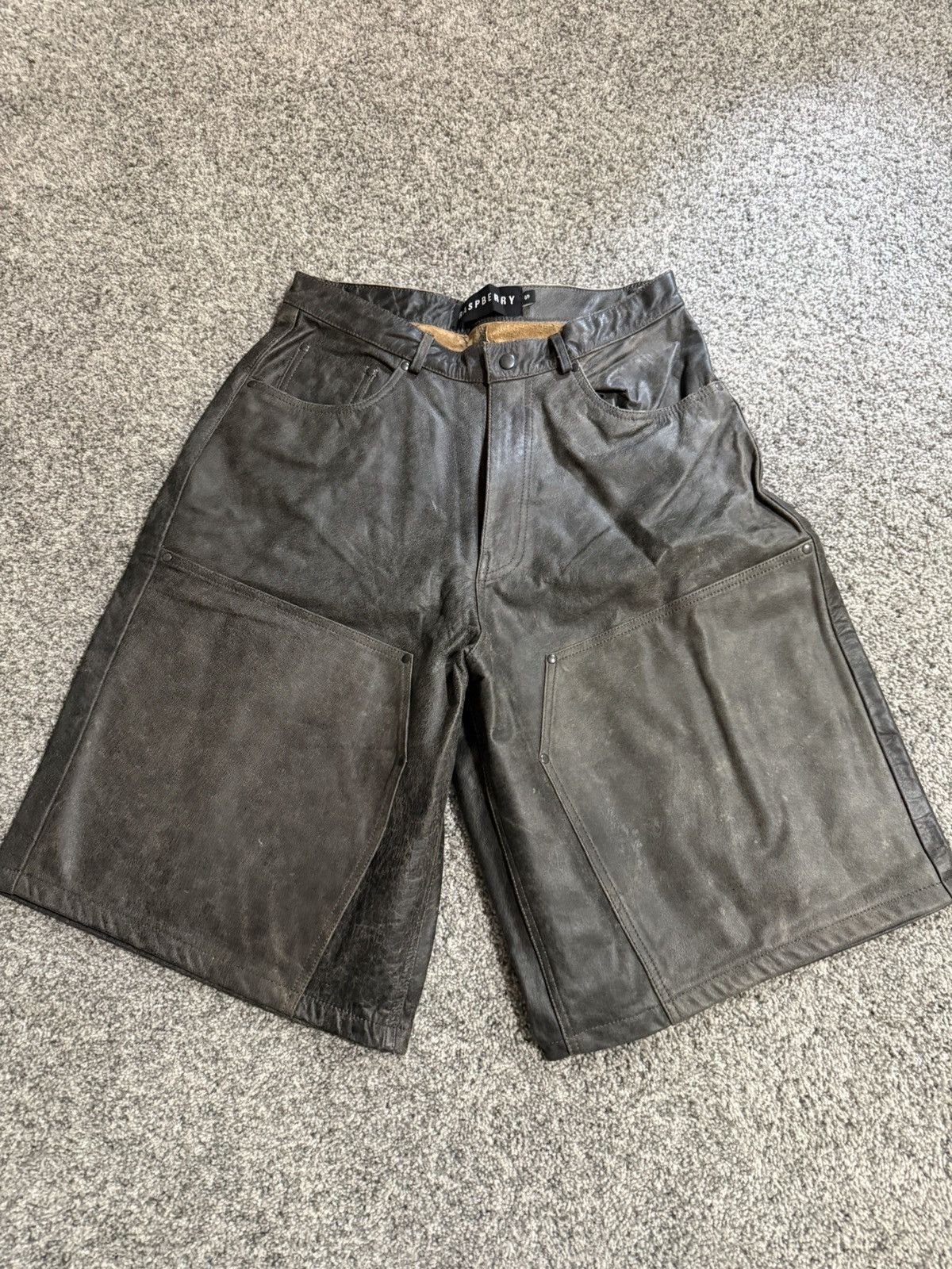 The GV Gallery GVG Leather Jorts Size US 30 / EU 46 - 1 Thumbnail