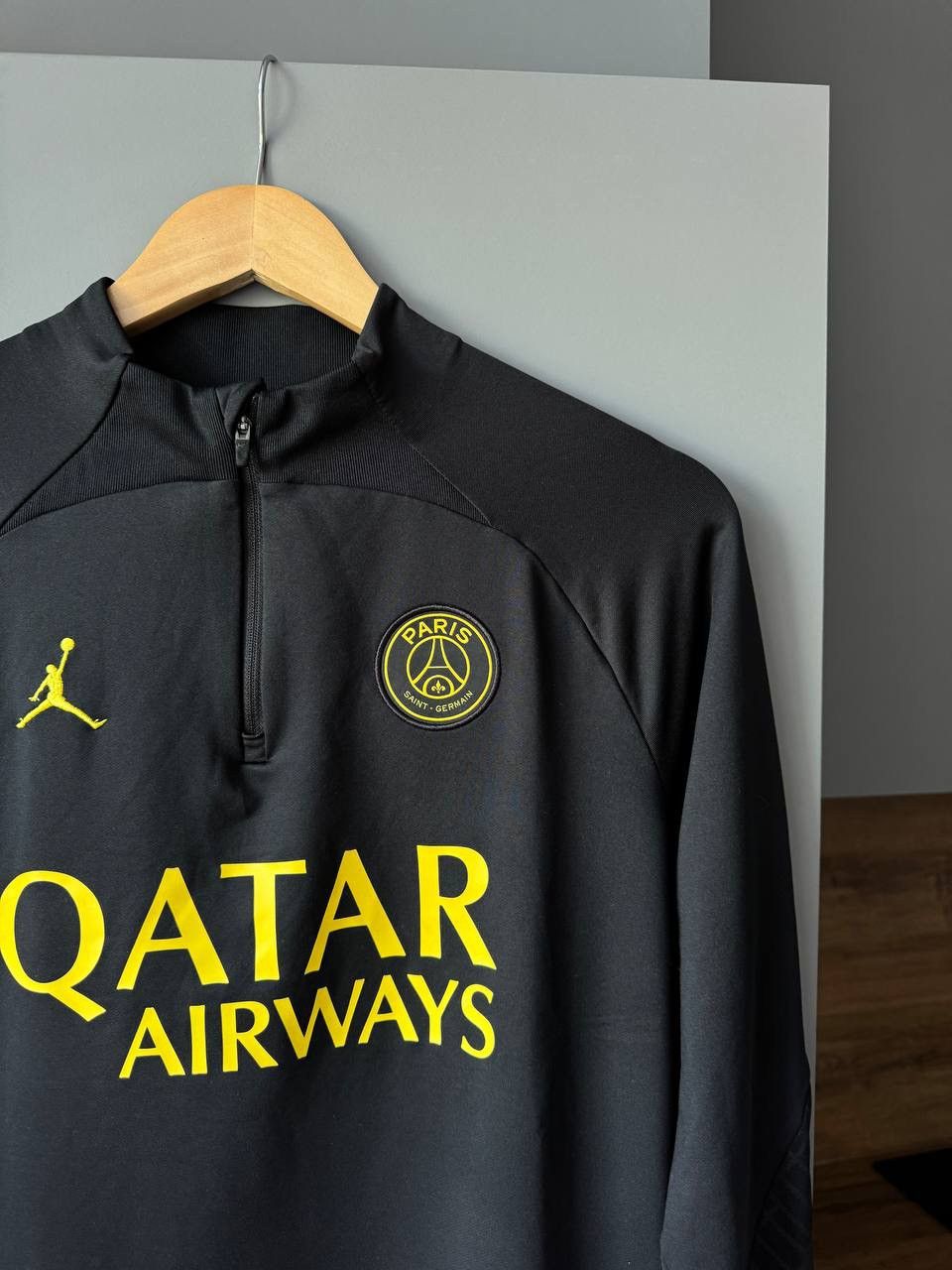 Nike Nike Jordan PSG Paris Hafl Zip Long Sleeve Jersey Full Black Size US S / EU 44-46 / 1 - 2 Thumbnail