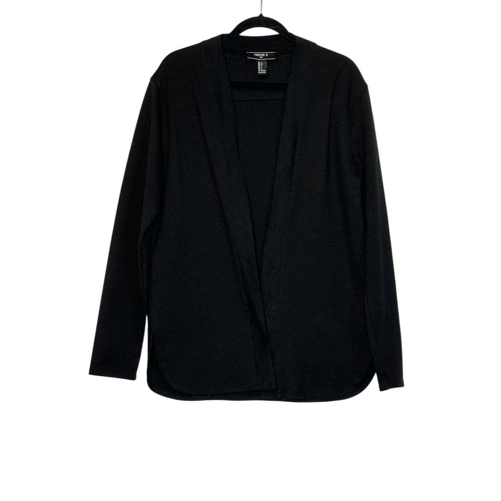 Forever 21 Forever 21 black open front cardigan size Small Size US S / EU 44-46 / 1 - 6 Thumbnail