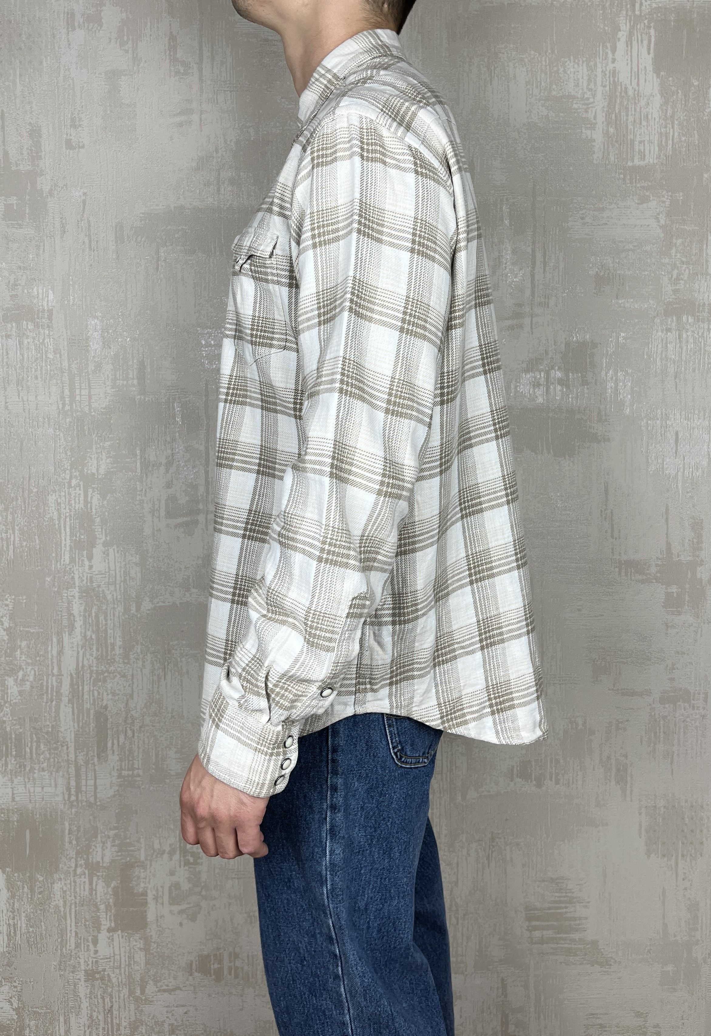 Polo Ralph Lauren Polo Ralph Lauren Western Flannel Long Sleeve Shirt Snap Size US XL / EU 56 / 4 - 9 Thumbnail