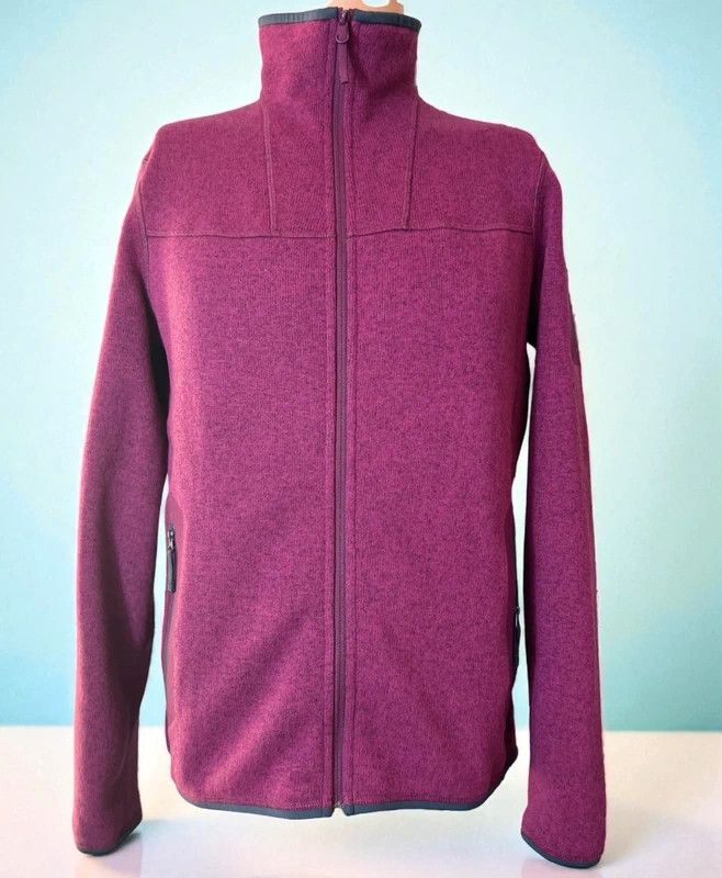 Arc'teryx Arc'teryx Burgundy Fleece Jacket Women L Outdoor Cozy Style Size L / US 10 / IT 46 - 10 Thumbnail