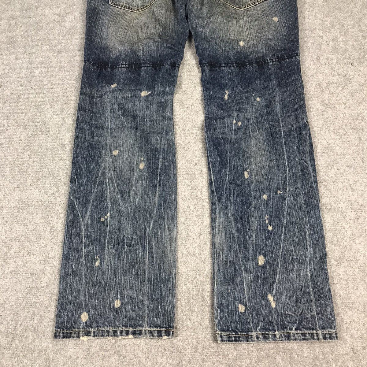 Japanese Brand × PPFM × Tornado Mart DOUBLE WAIST PPFM DISTRESSED JAPAN RARE DENIM PANTS Size US 32 / EU 48 - 13 Thumbnail