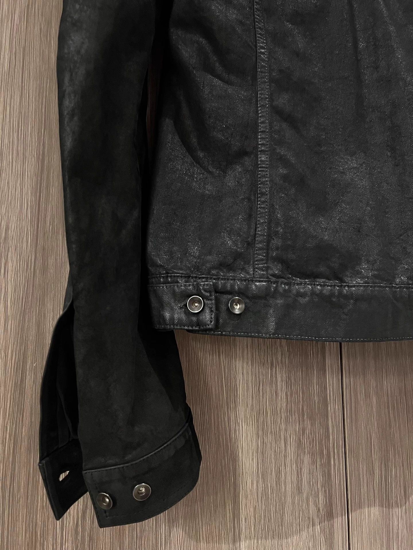 Rick Owens Rick Owens DRKSHDW Slave Waxed Lth Sleeve Denim S Size US S / EU 44-46 / 1 - 5 Thumbnail