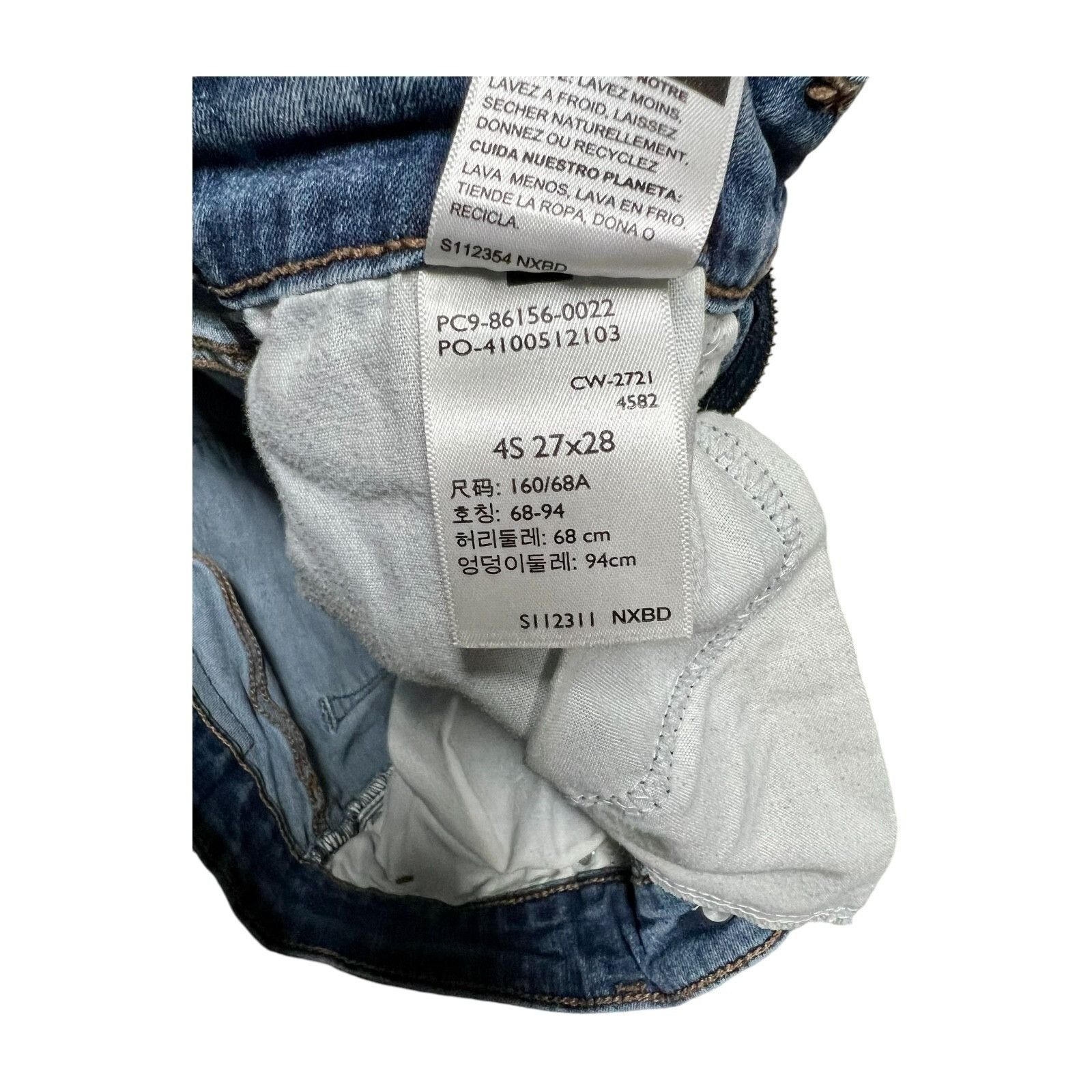Levi's Vintage****LEVI'S***DENIZEN HIGH RISE SKINNY FIT WOMENS BLUE Size 27" / US 4 / IT 40 - 7 Thumbnail