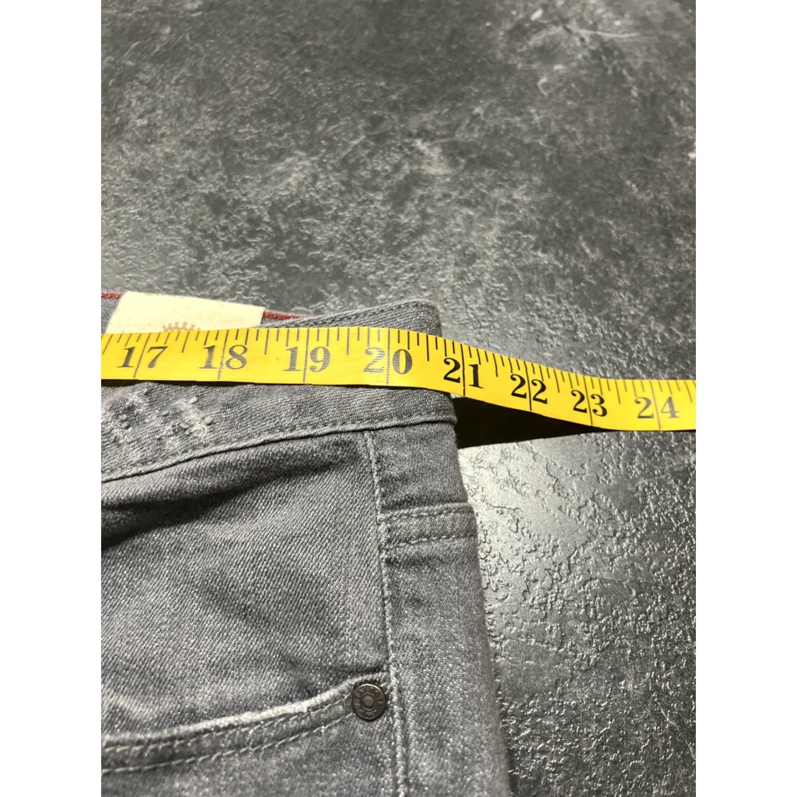 Talbots Talbots Jeans Womans 20W Gray Denim Stretch Straight High Rise 33.5in Inseam Plus Size Jeans Womens Regular/Plus Size Size 42" / US 20 - 7 Thumbnail