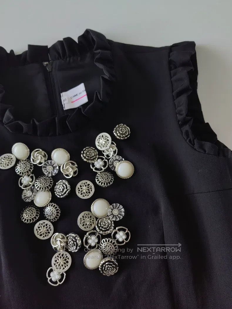 Comme des Garcons Comme Des Garcons Black badge button dress Size S / US 4 / IT 40 - 5 Thumbnail