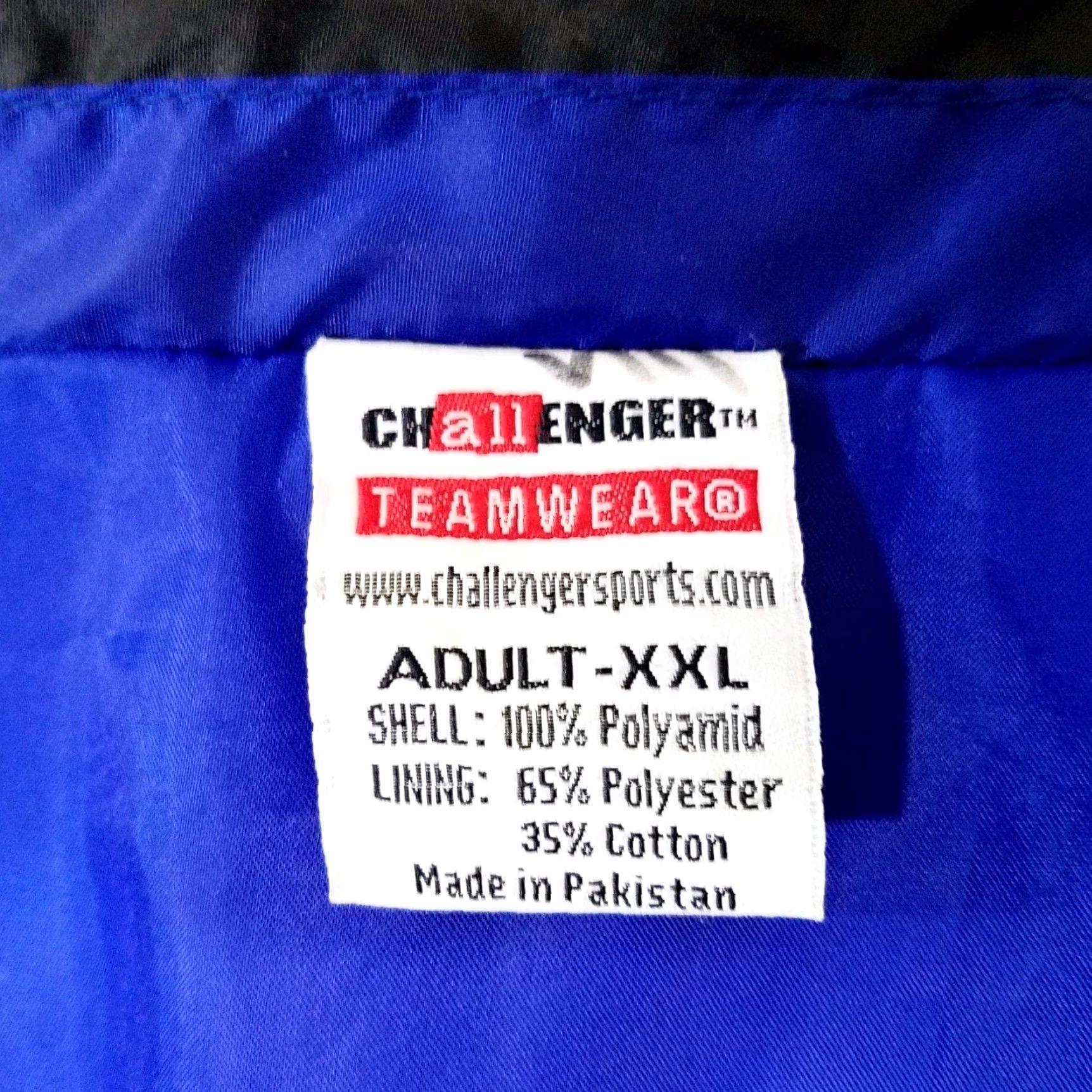 Vintage VINTAGE Challenger Sports Jacket Mens 2XL Windbreaker Blue Football Soccer 1990s Mens Size US XXL / EU 58 / 5 - 7 Thumbnail