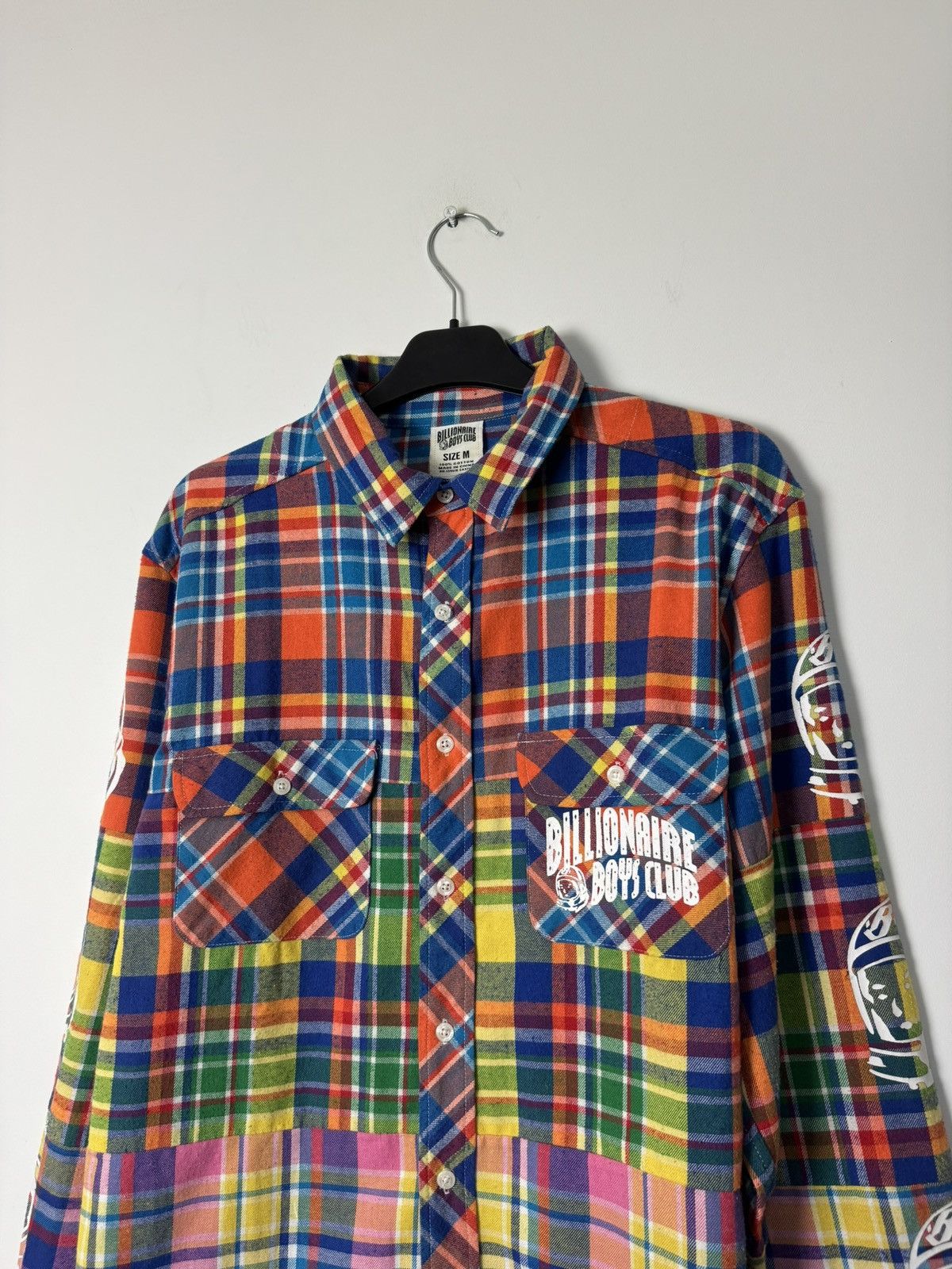 Billionaire Boys Club Billionaire Boys Club Patchwork Flannel Shirt Multicolor Size US M / EU 48-50 / 2 - 2 Thumbnail