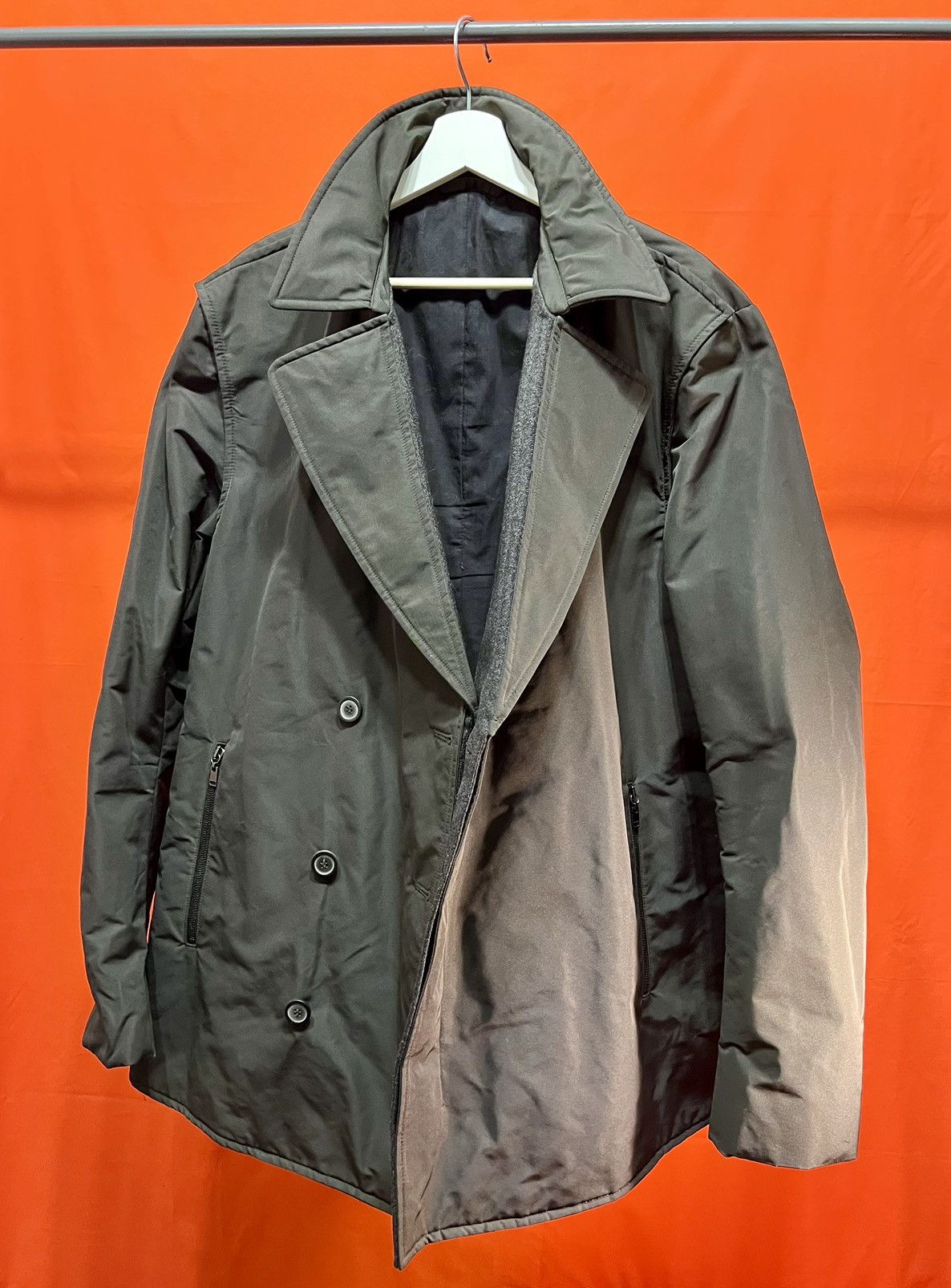 Lanvin LANVIN tech heavy jacket constructed on wool Size US L / EU 52-54 / 3 - 1 Thumbnail