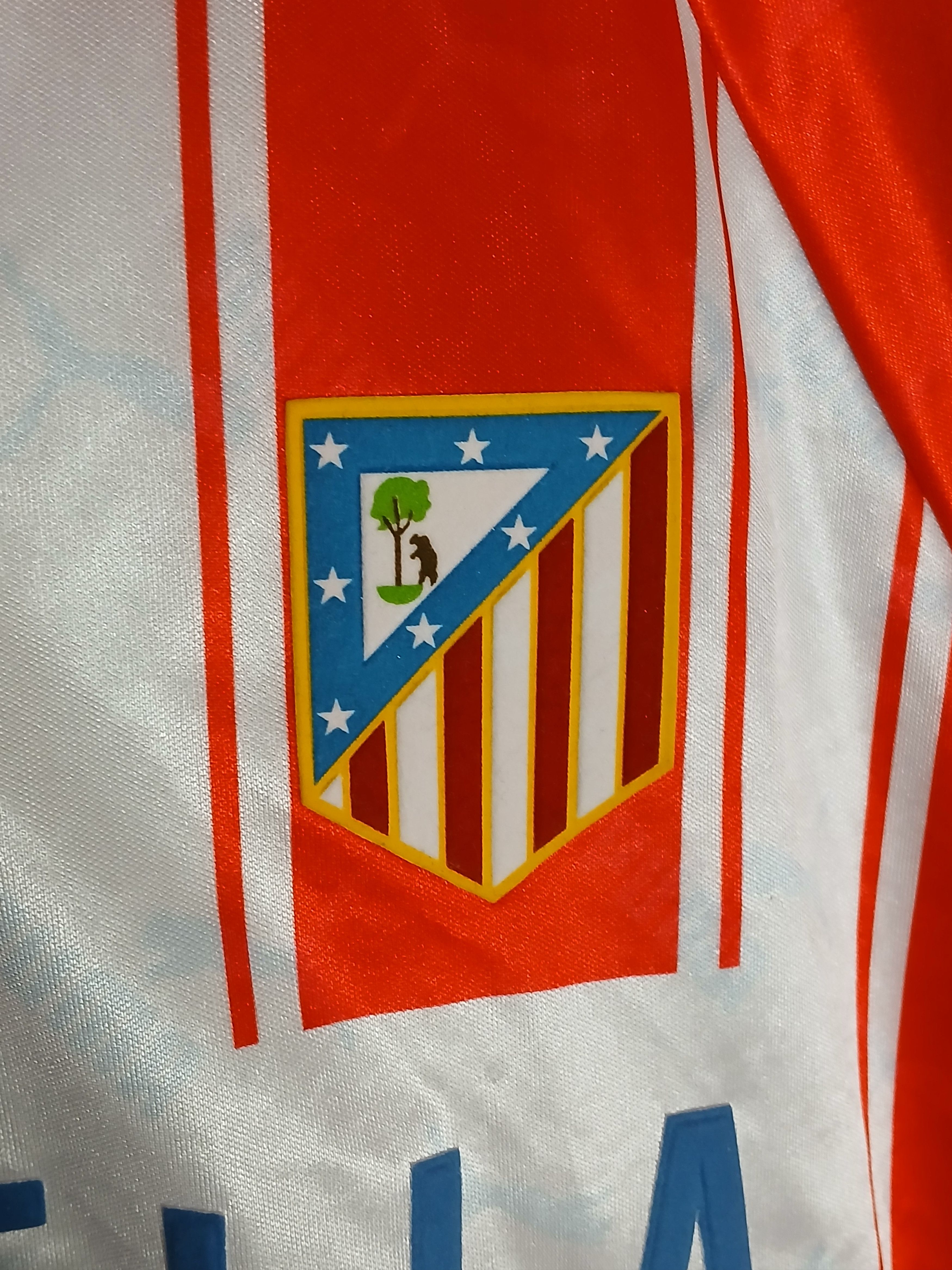 Other Atletico Madrid 1994/1995 Home Football Jersey T-Shirt Size US M / EU 48-50 / 2 - 4 Thumbnail