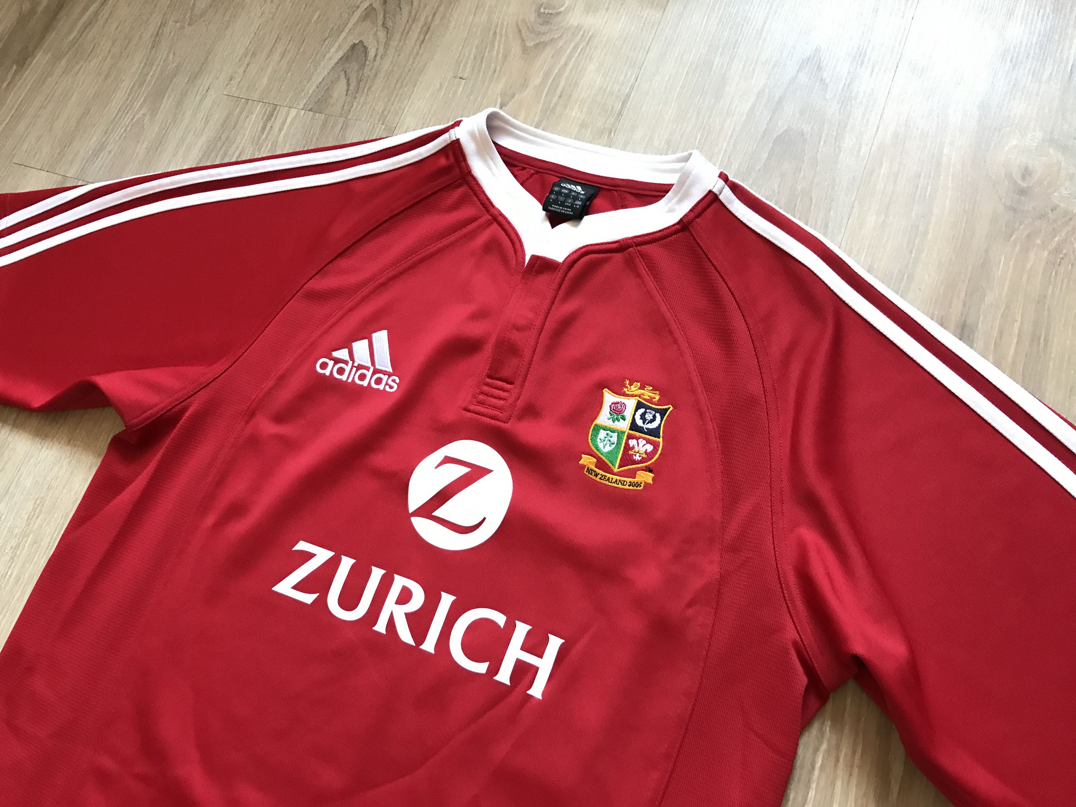 Adidas × Vintage Adidas Rugby New Zealand Zurich Jersey Size US L / EU 52-54 / 3 - 2 Thumbnail