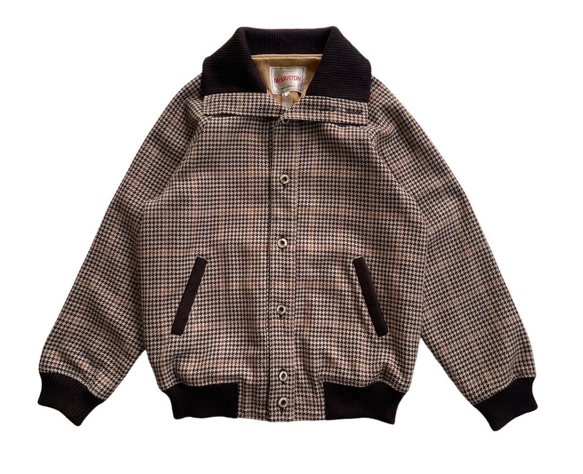 Japanese Brand 90s Mr.Varton Wool Tweed Blouson Jacket Size US L / EU 52-54 / 3 - 2 Thumbnail