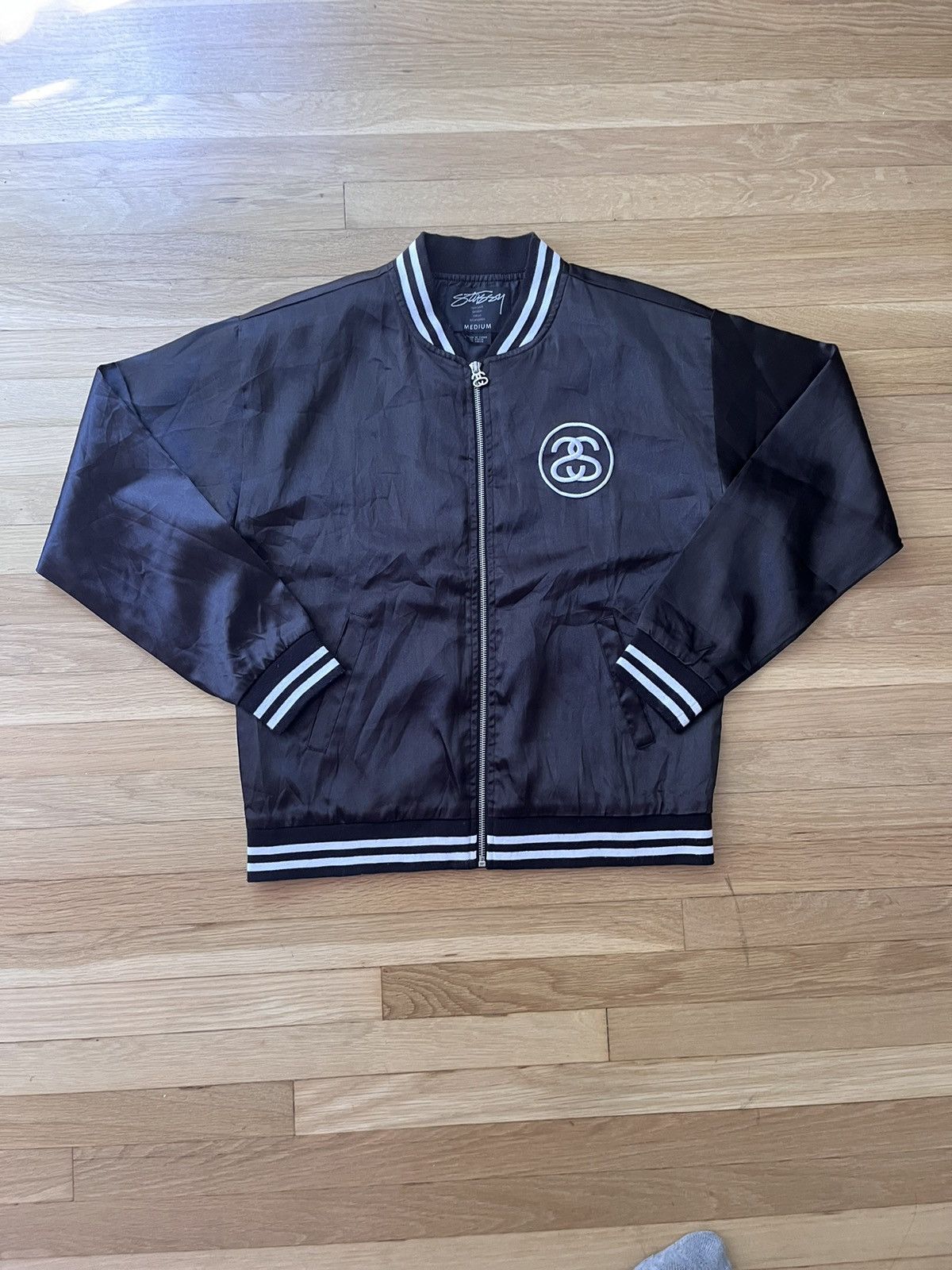 Stussy Stussy Double S Satin Women’s Jacket Size US M / EU 48-50 / 2 - 1 Thumbnail