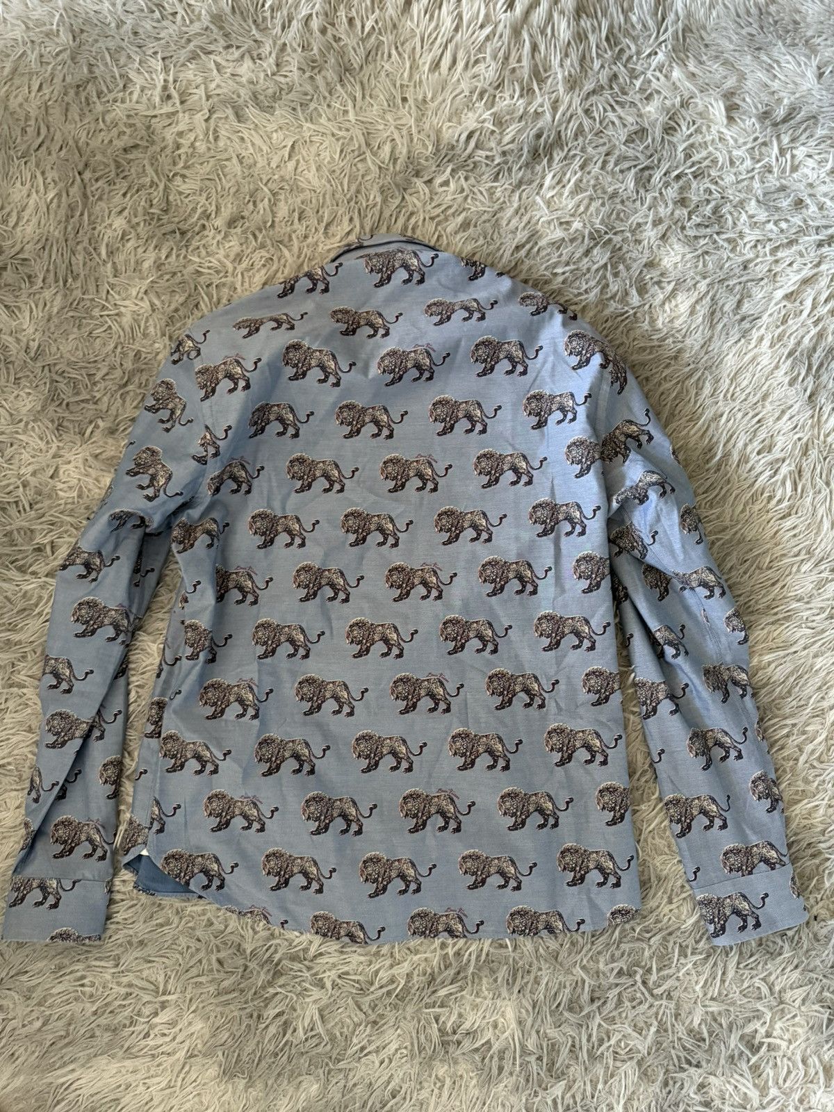 Louis Vuitton SS17 Chapman brothers lion printed shirt Size US L / EU 52-54 / 3 - 8 Thumbnail