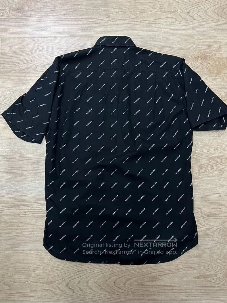 Balenciaga Balenciaga Logo Print Short Sleeve Shirt. Size US XS / EU 42 / 0 - 2 Thumbnail