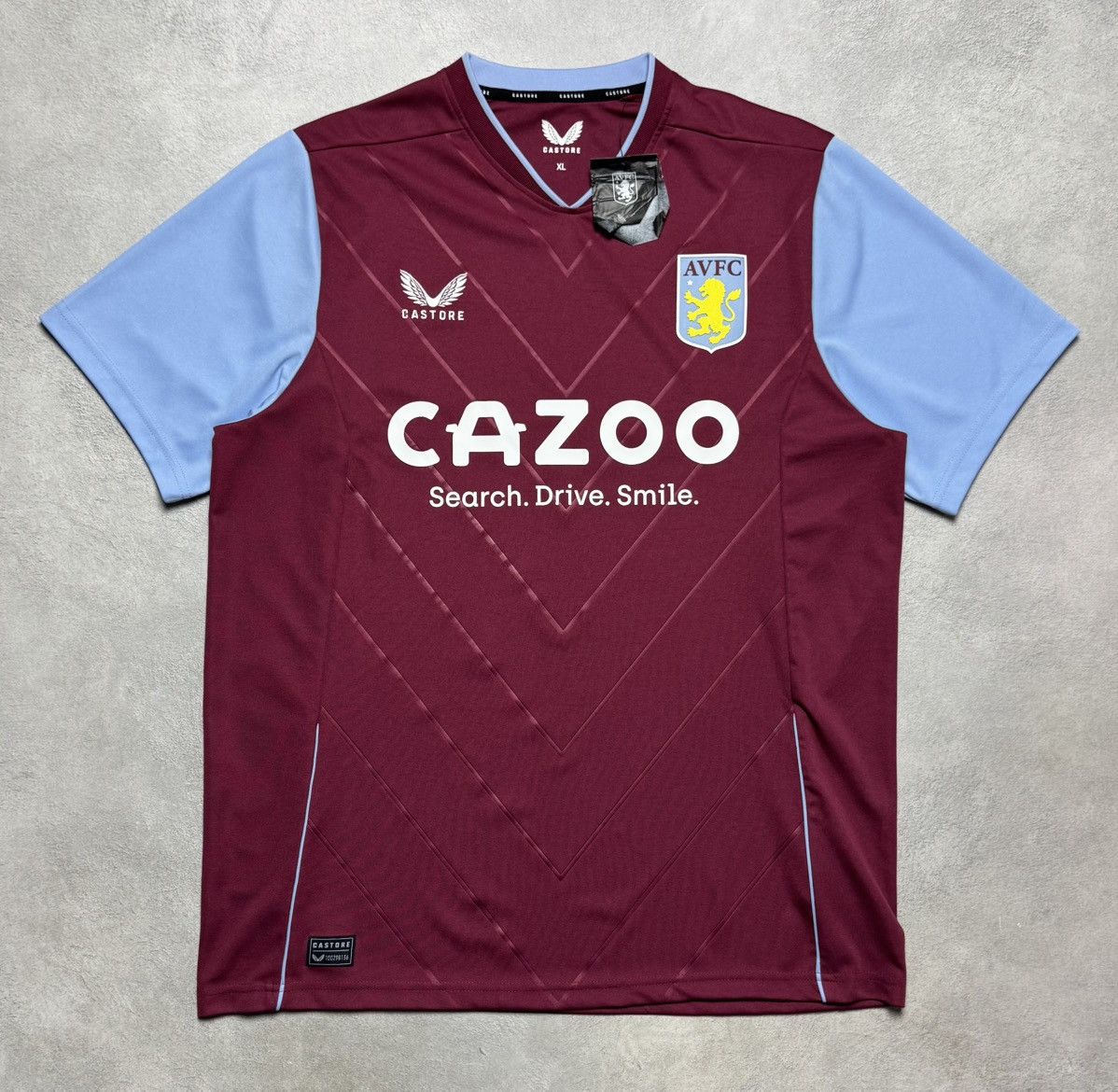 Castore Aston Villa 2022 2023 Home Shirt Soccer Jersey Castore Size US XL / EU 56 / 4 - 1 Thumbnail