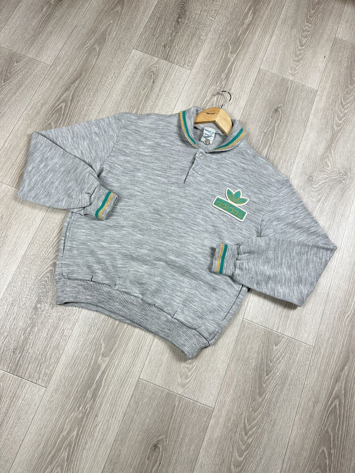 Adidas × Vintage Vintage 80s Adidas World Gymnastics Team Sweatshirt Size US S / EU 44-46 / 1 - 3 Thumbnail