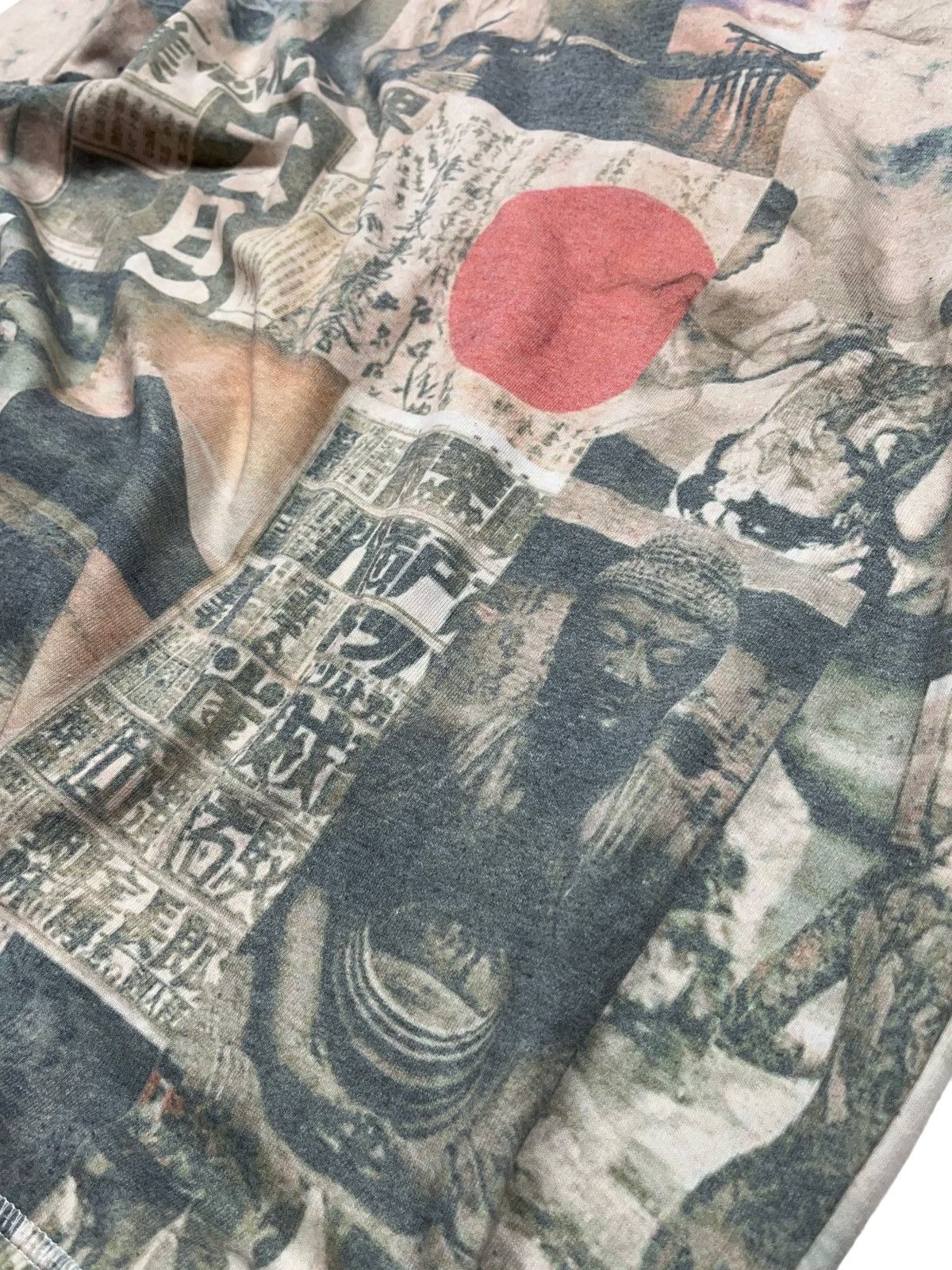 Japanese Brand Vintage !Solid Japanese Style Sweatshirt All Over Print Size US XL / EU 56 / 4 - 7 Thumbnail