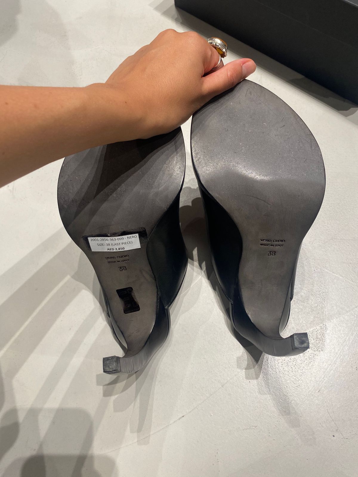 Ann Demeulemeester BLACK LEATHER MULES Size US 8 / IT 38 - 6 Thumbnail