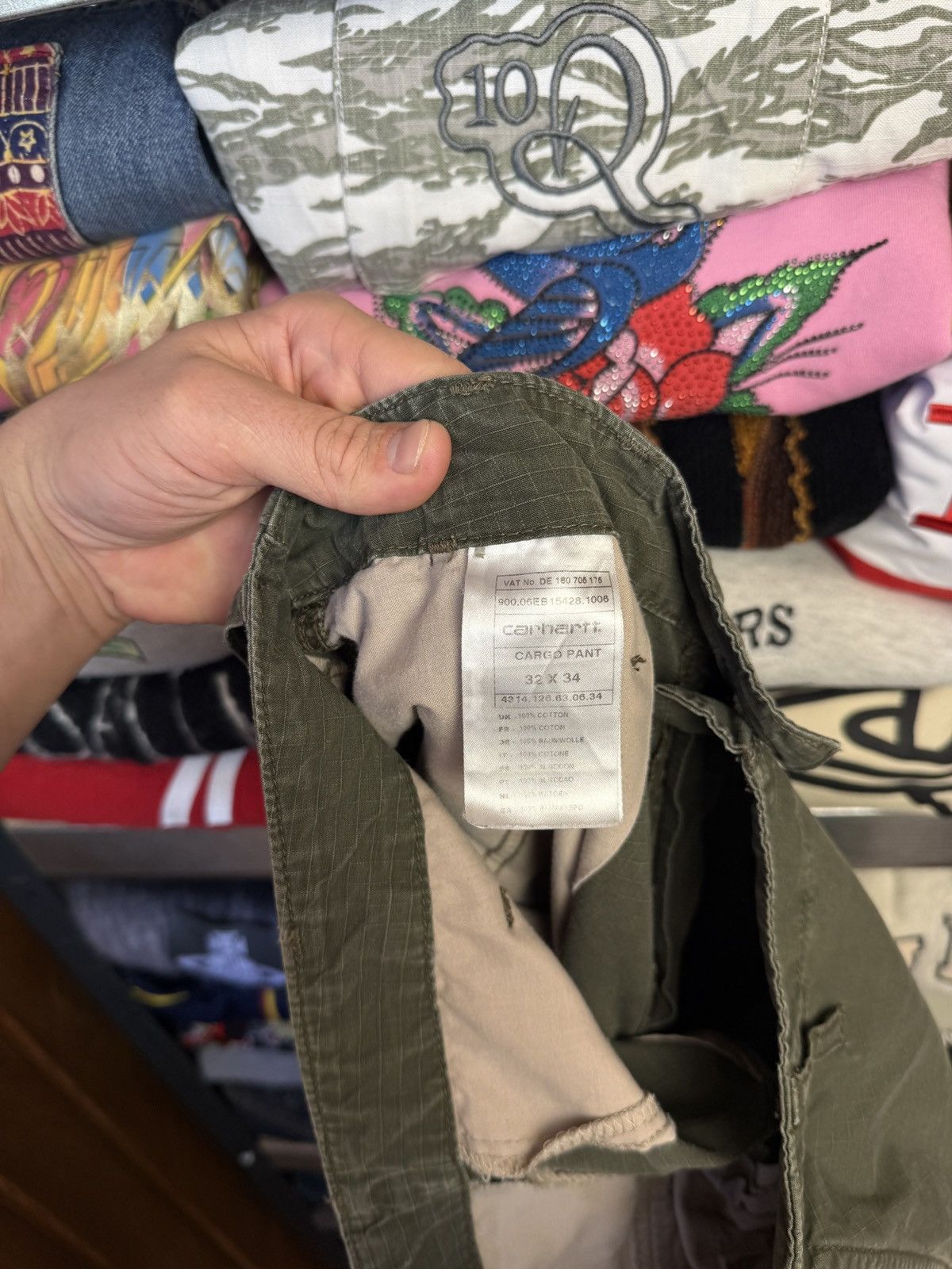 Carhartt Carhartt Vintage Cargo Distress Faded Pants Size US 32 / EU 48 - 19 Thumbnail
