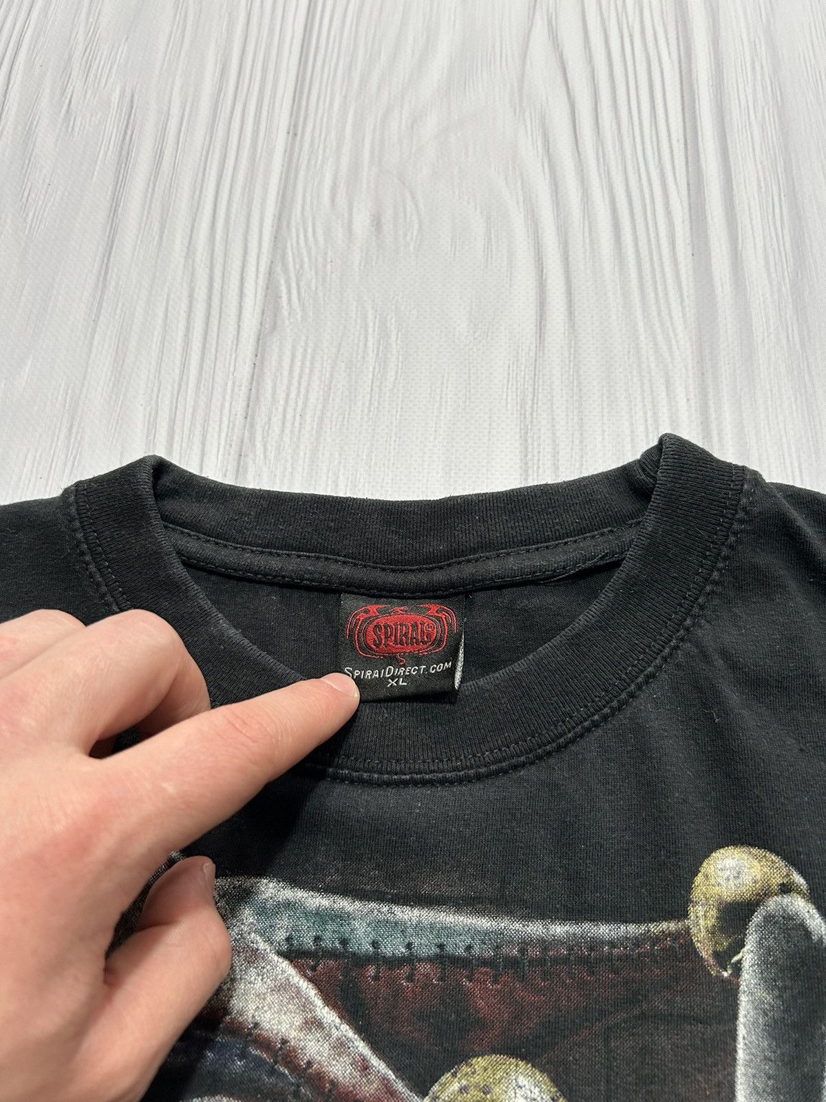 Vintage Vintage Y2K Allprinted Jack In Box Boo! Scary T-Shirt Size US XL / EU 56 / 4 - 11 Thumbnail