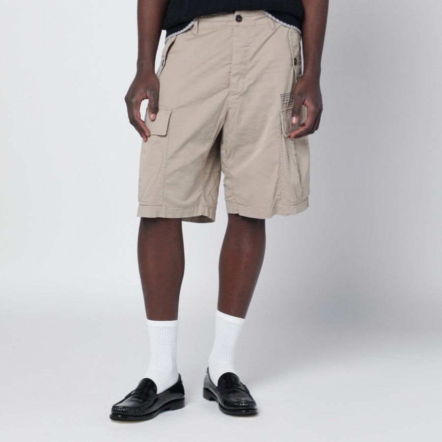 o1d2blof0226 Cargo Bermuda Shorts in Beige