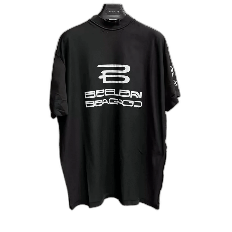 Balenciaga Balenciaga Black Logo Print Short Sleeve TShirt-2505 Size US S / EU 44-46 / 1 - 1 Thumbnail