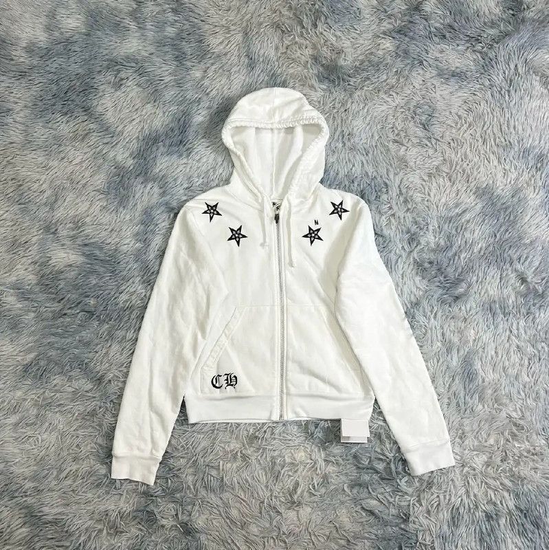 Chrome Hearts Chrome Hearts White Cotton Women's Jacket 0089 Size M / US 6-8 / IT 42-44 - 1 Thumbnail
