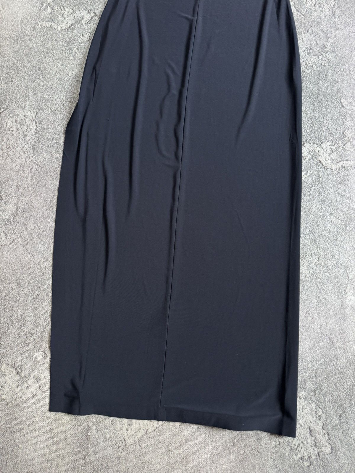 Norma Kamali Norma Kamali S Halter Turtle Side Slit Gown Dress 👗 Size S / US 4 / IT 40 - 17 Thumbnail