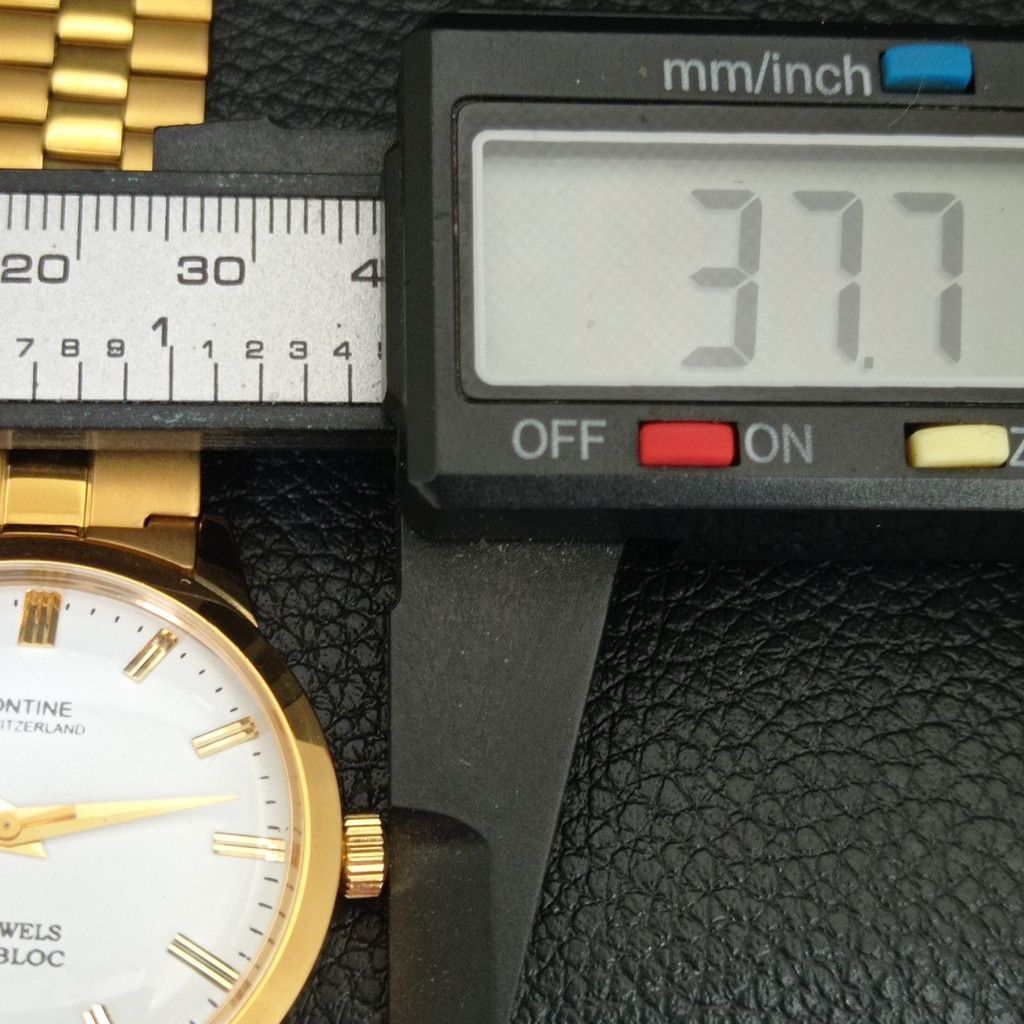 Other VINTAGE MONTINE HAND-WINDING SWISS MENS WATCH a444173 Size 38 - 7 Thumbnail