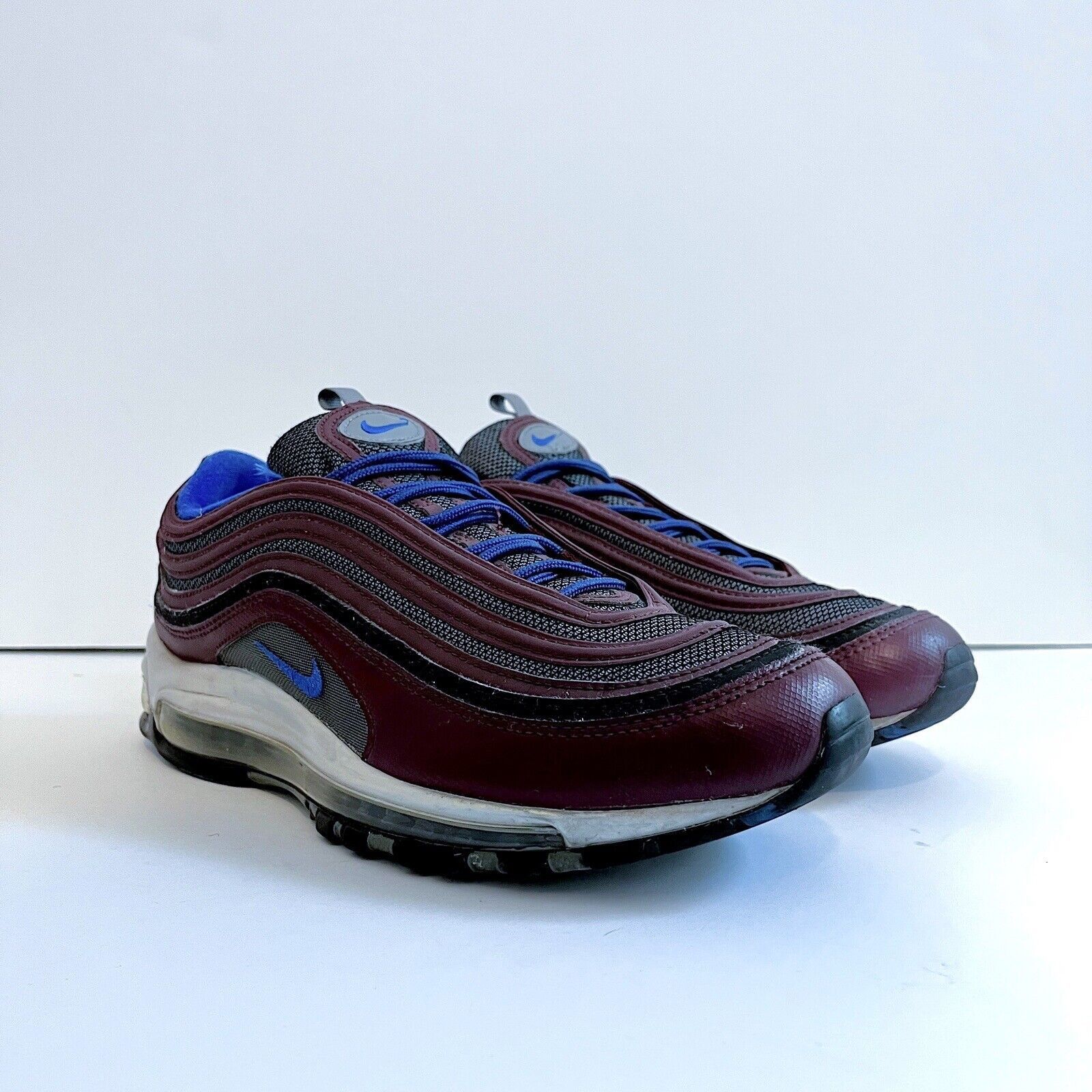 Nike 2018 Nike Air Max 97 Night Maroon Blue 921826 012 Rare Sz 10 Size US 10 / EU 43 - 3 Thumbnail