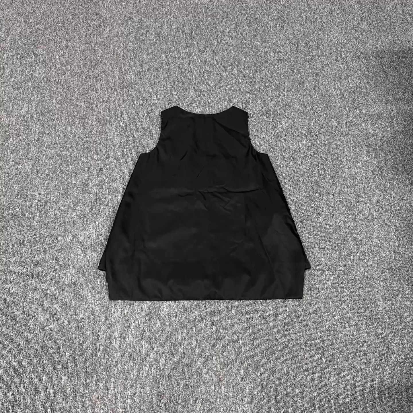 Prada Prada Black Nylon Sleeveless Top Tri Logo 44 New With Tags Size M / US 6-8 / IT 42-44 - 2 Thumbnail
