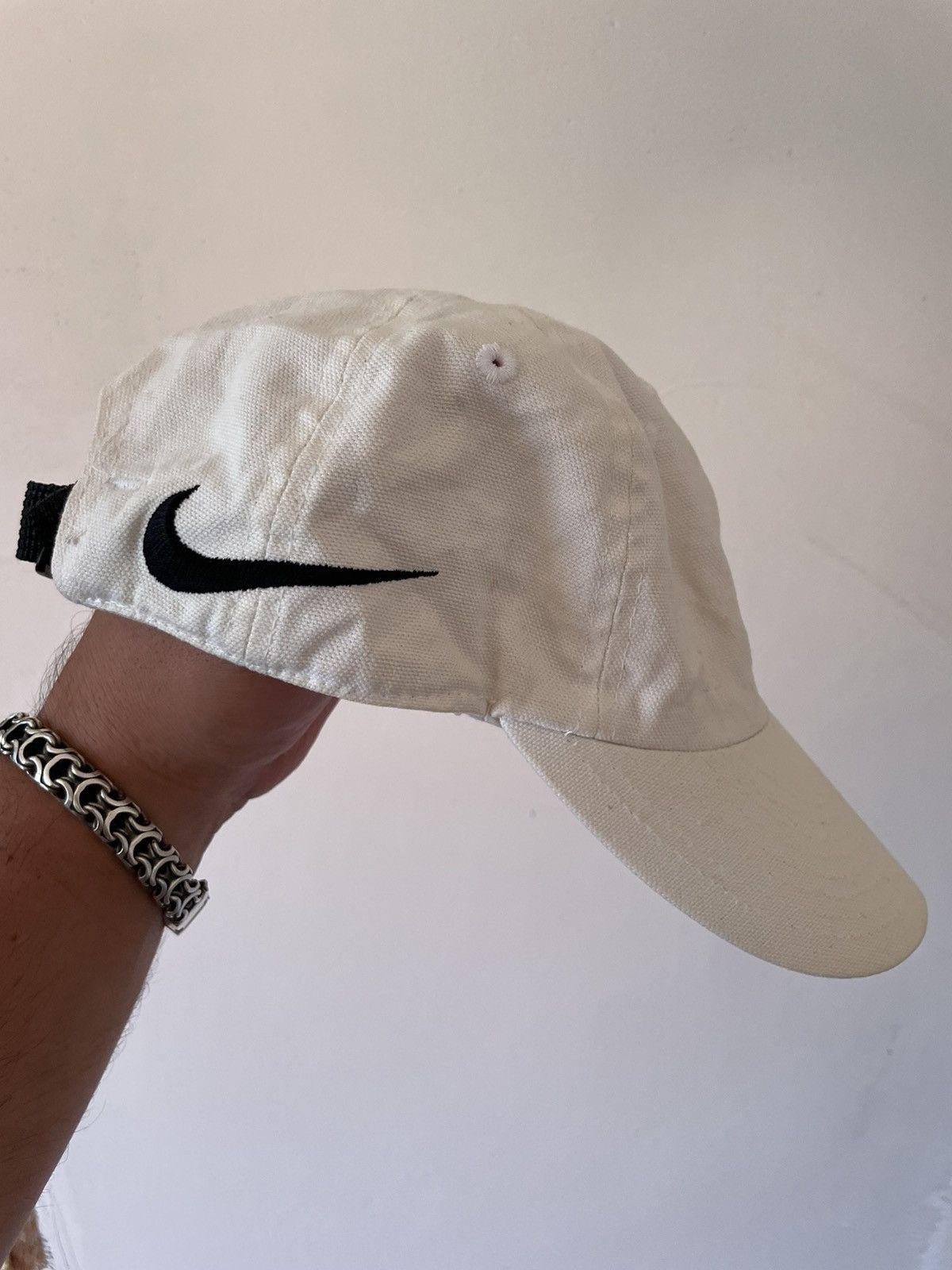 Nike × Vintage Nike vintage Cap big side double logo Size ONE SIZE - 1 Thumbnail