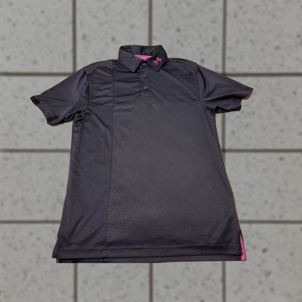 Under Armour Under Armour Polo Shirt Mens S Small Navy Blue Athletic Gym Workout Shirt Size US S / EU 44-46 / 1 - 1 Thumbnail