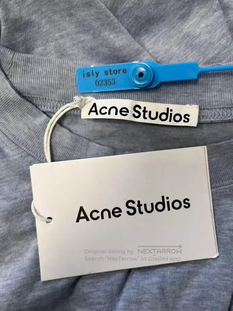 Acne Studios Acne Studios Round neck short sleeve distressed logo print Size US M / EU 48-50 / 2 - 5 Thumbnail