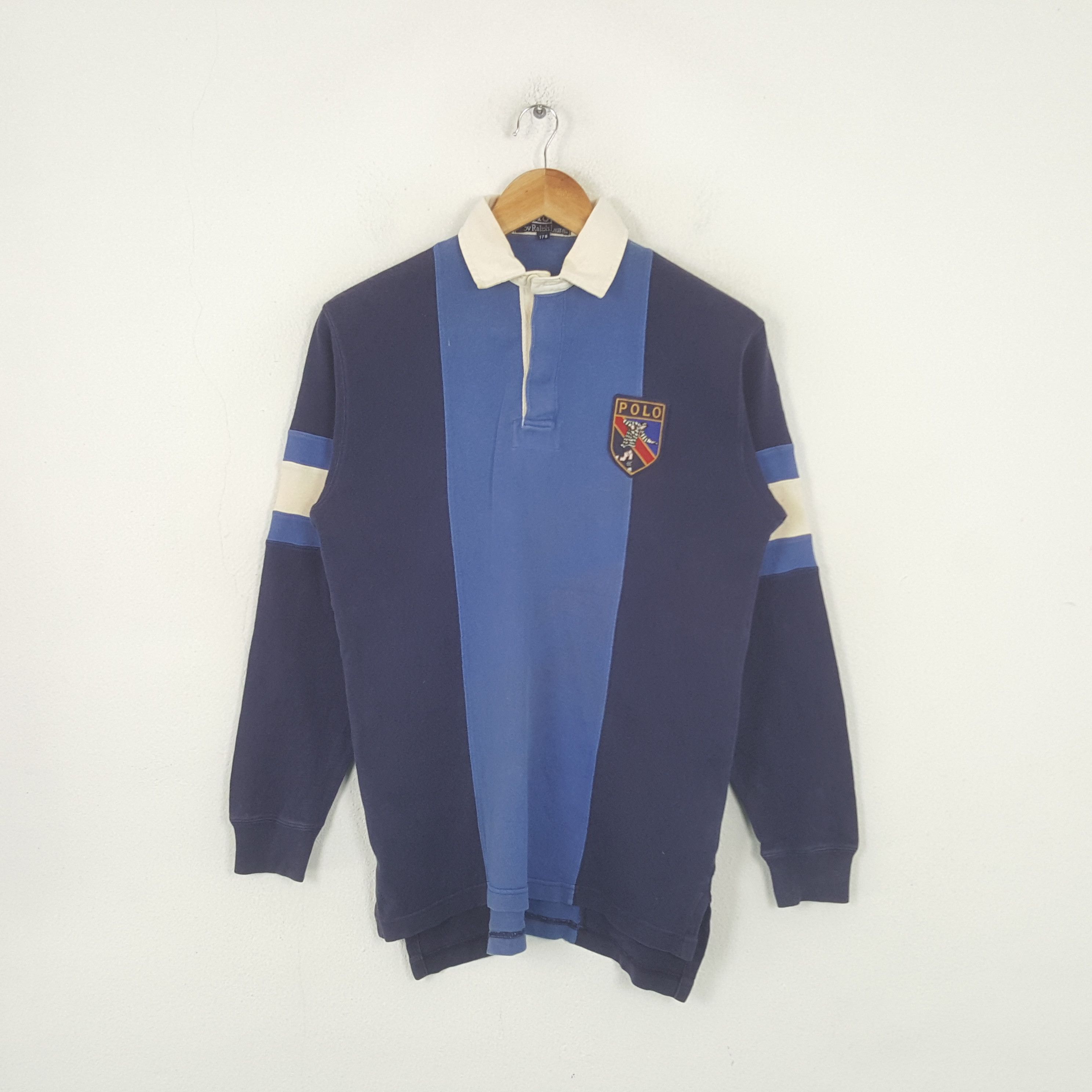 Polo Ralph Lauren Vintage 90's Polo Ralph Lauren American Rugby Polos RR6 Size US M / EU 48-50 / 2 - 1 Thumbnail