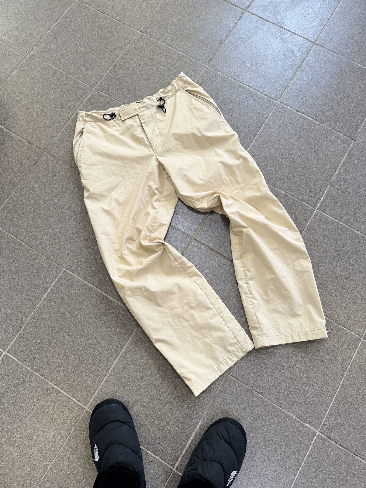 Very crazy Y2K BOSS exclusive nylon side zip pants