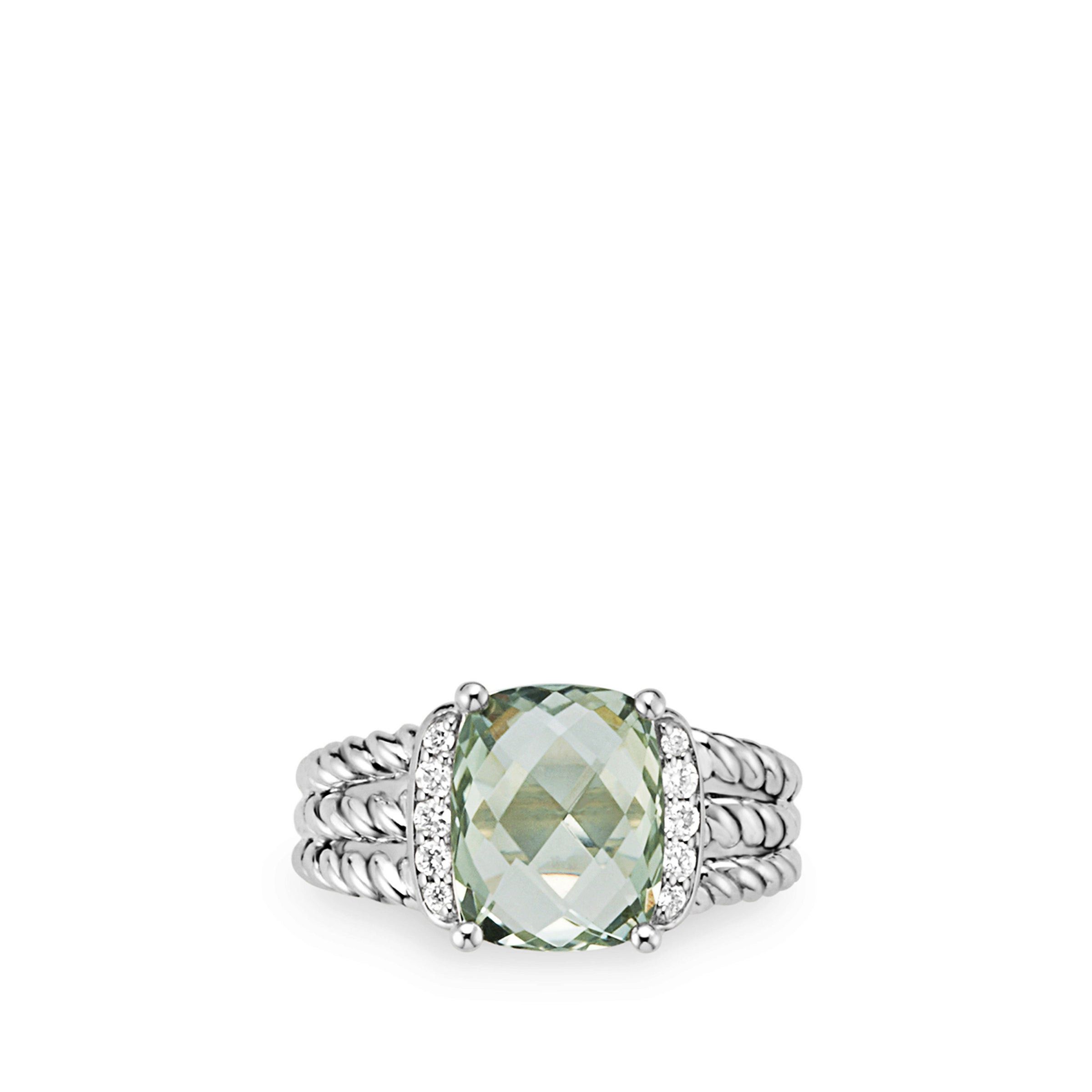 David Yurman o1w1db10526 R11028D Size:9/Petite Ring in Silver Size ONE SIZE - 4 Thumbnail