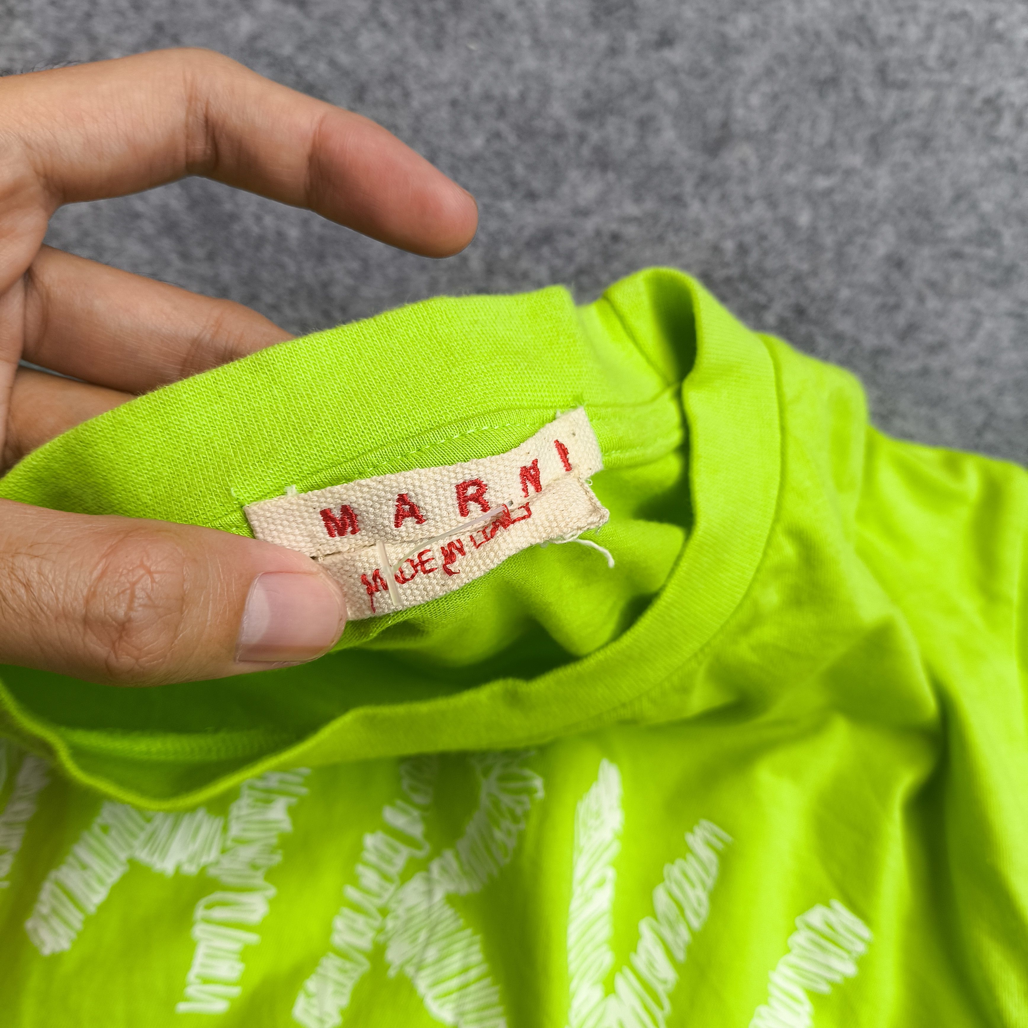 Marni Marni spell out logo t-shirt tees Size M / US 6-8 / IT 42-44 - 2 Thumbnail