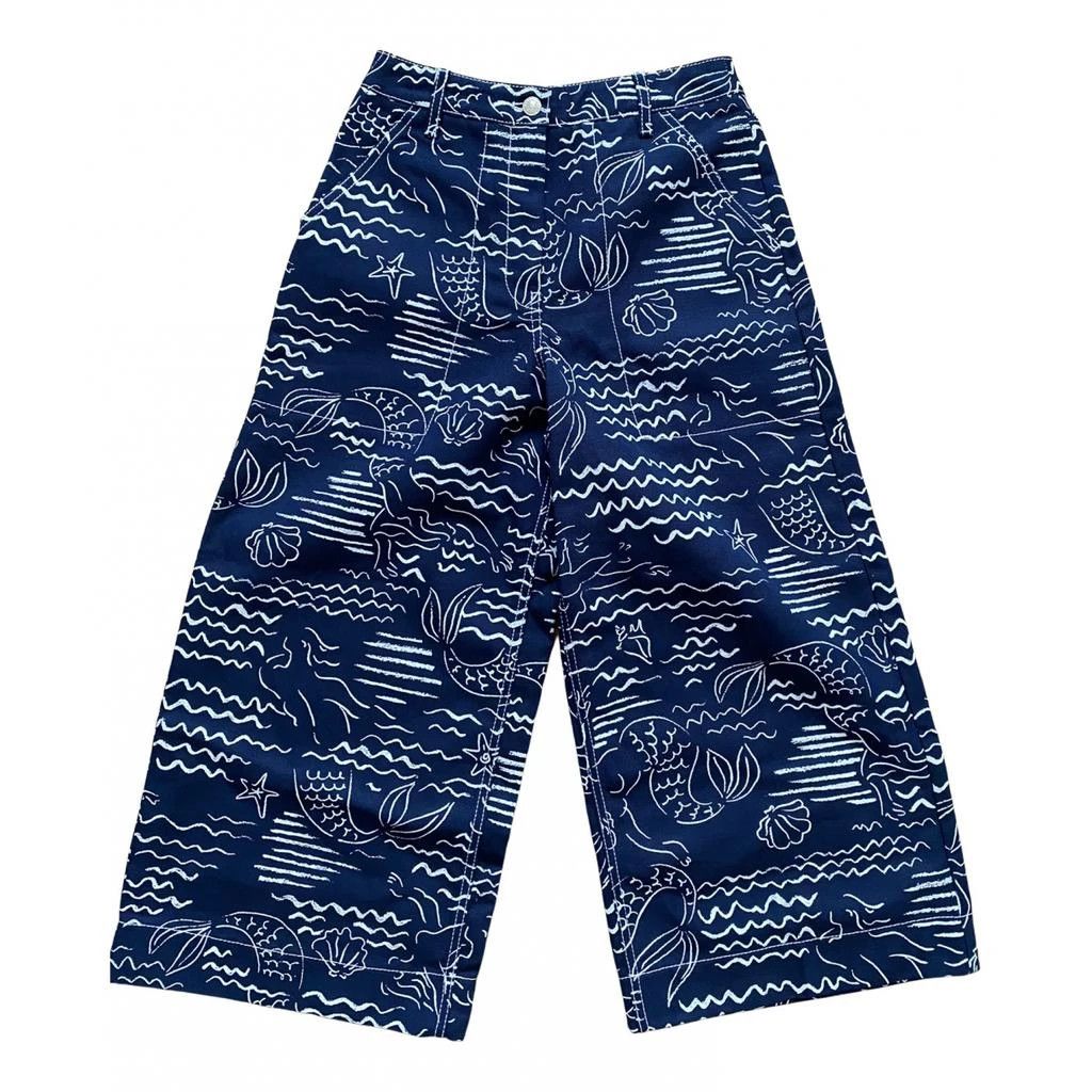 Kenzo o1y1025 Casual Pant in Blue/White Size 27" / US 4 / IT 40 - 1 Preview