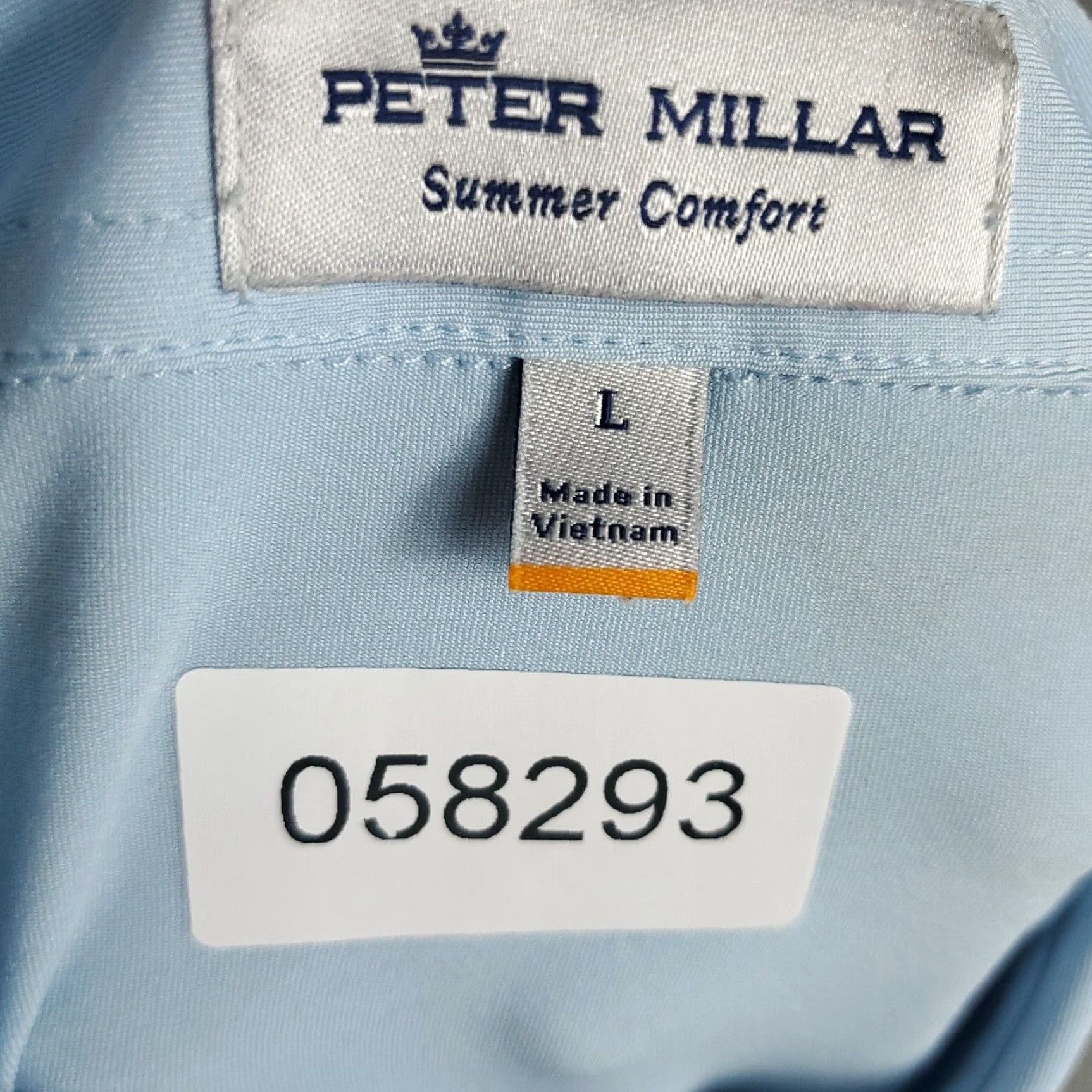 Peter Millar Peter Millar Polo Shirt Mens Large Blue Summer Comfort Golf RUNS SHORT Polo Mens L Blue Summer Comfort Golf Peter Millar Size US L / EU 52-54 / 3 - 7 Thumbnail