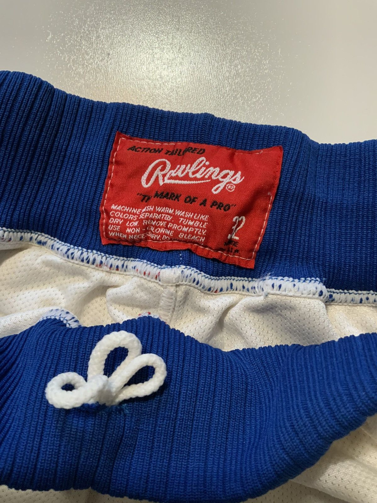Vintage VTG 70s Rawlings Guards Pro Cut 5” Inseam Sand Knit Shorts Size US 30 / EU 46 - 5 Thumbnail