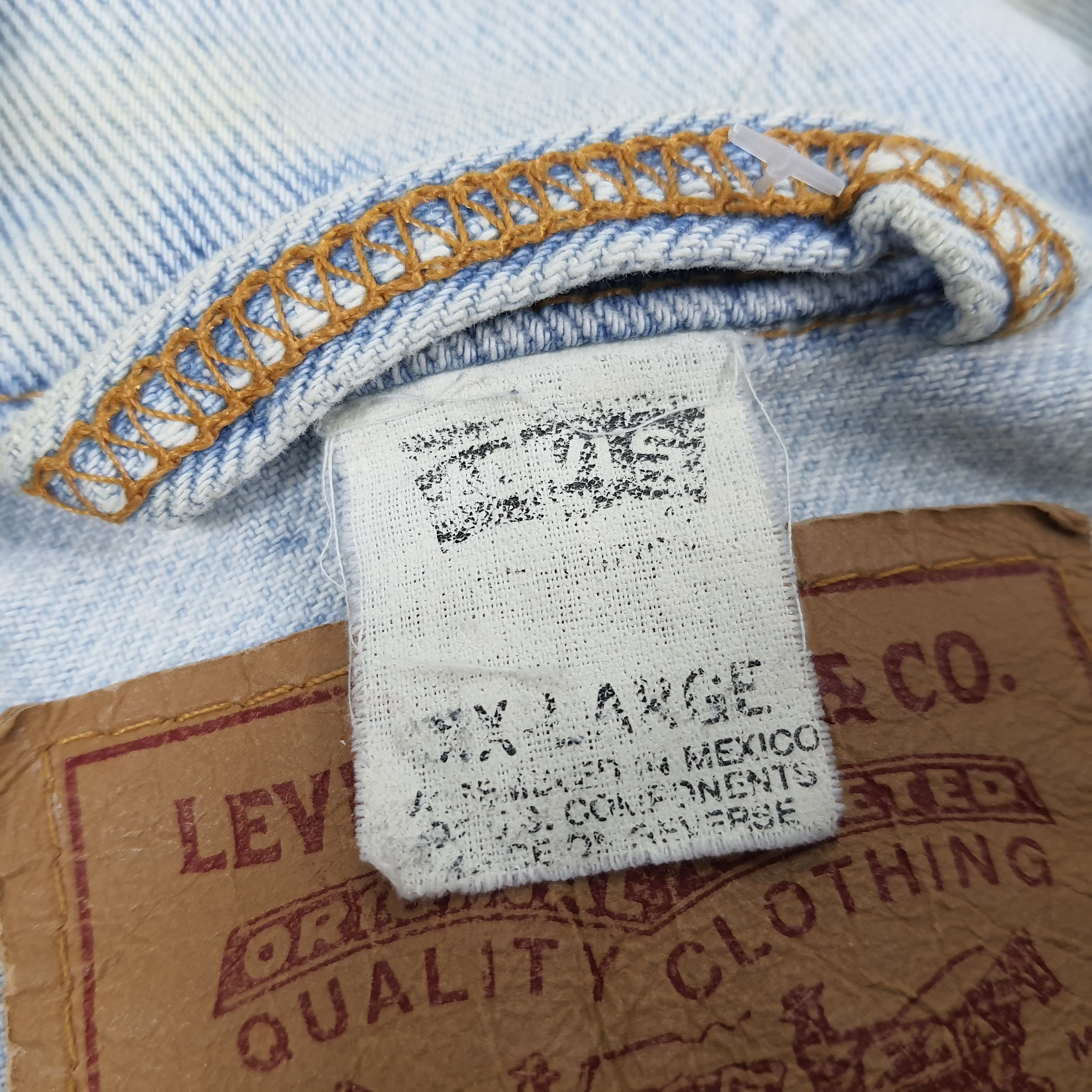 Levi's × Vintage Vintage Levi's Denim Custom Hysteric Glamour Jeans Jacket Size US XXL / EU 58 / 5 - 6 Thumbnail