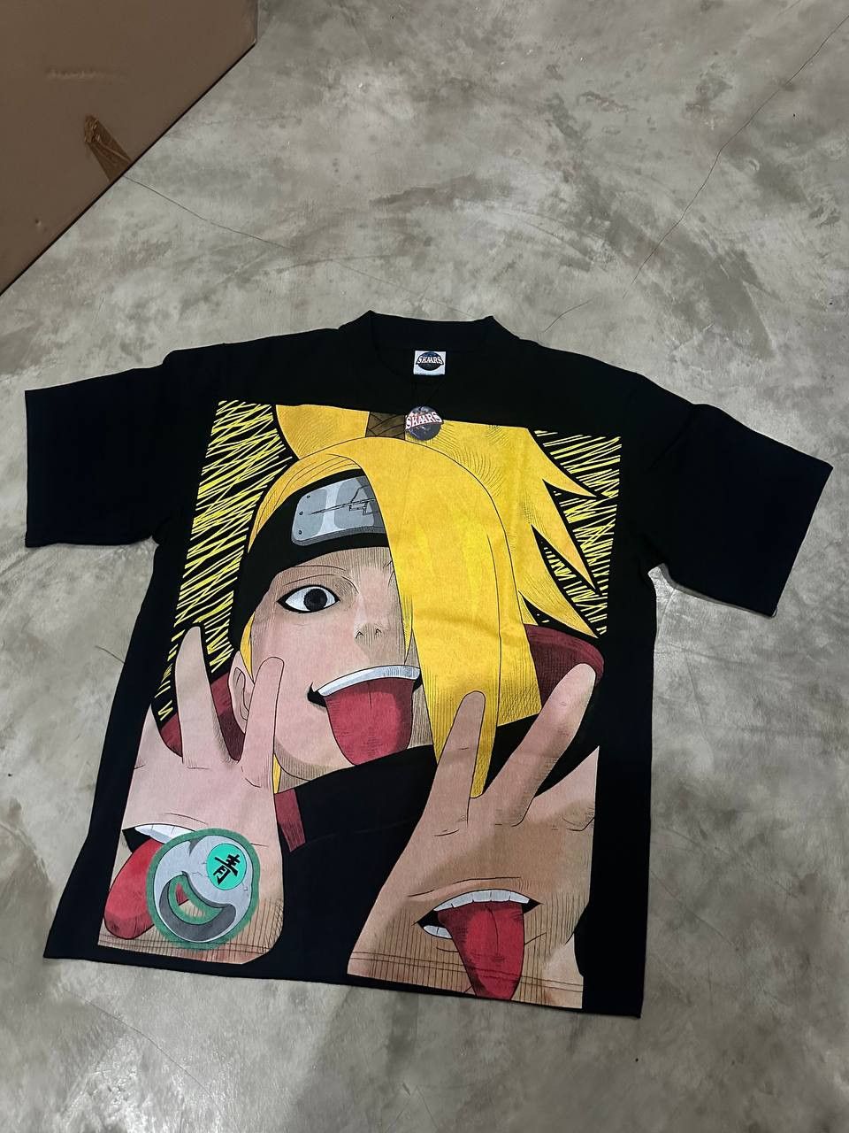 image of Anima x Movie Narutoakatsuki By Skaars Bootleg Tshirt in Black, Men's (Size Large)
