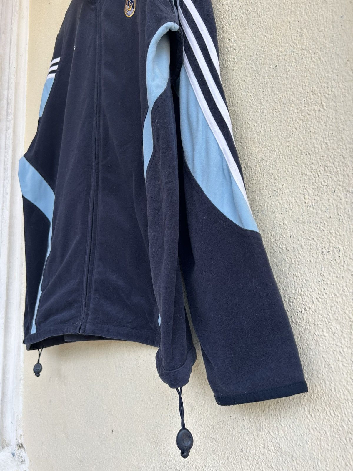 Adidas Vintage Adidas Real Madrid FC Velour Track Top 03/04 Season Size US XL / EU 56 / 4 - 6 Thumbnail